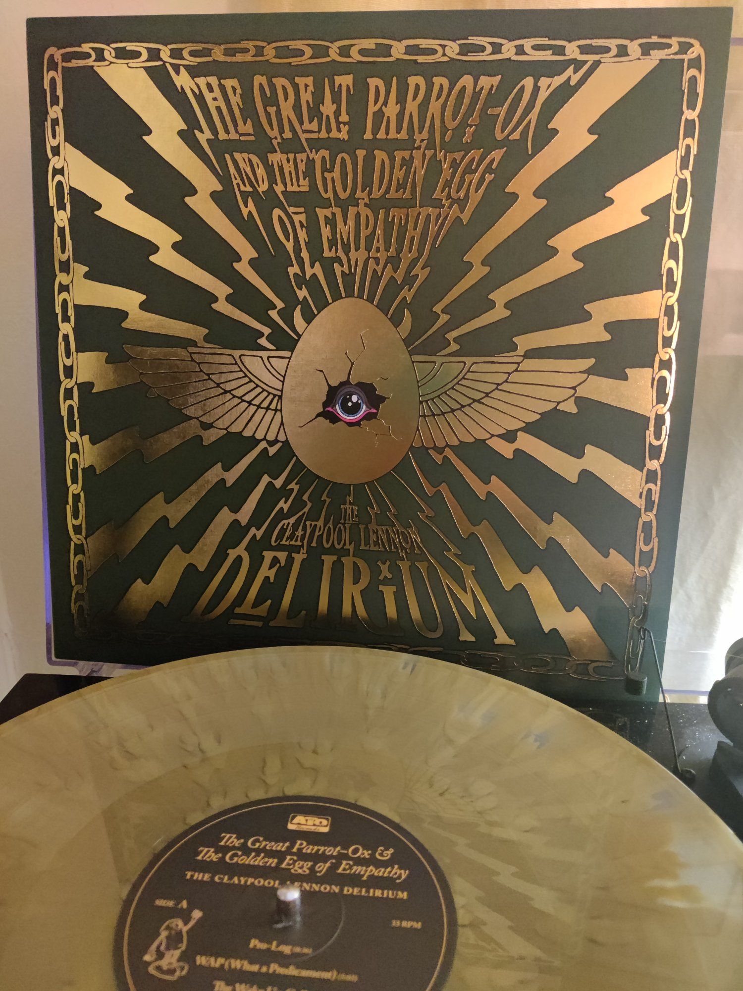 Claypool Lennon Delirium signed vinyl record