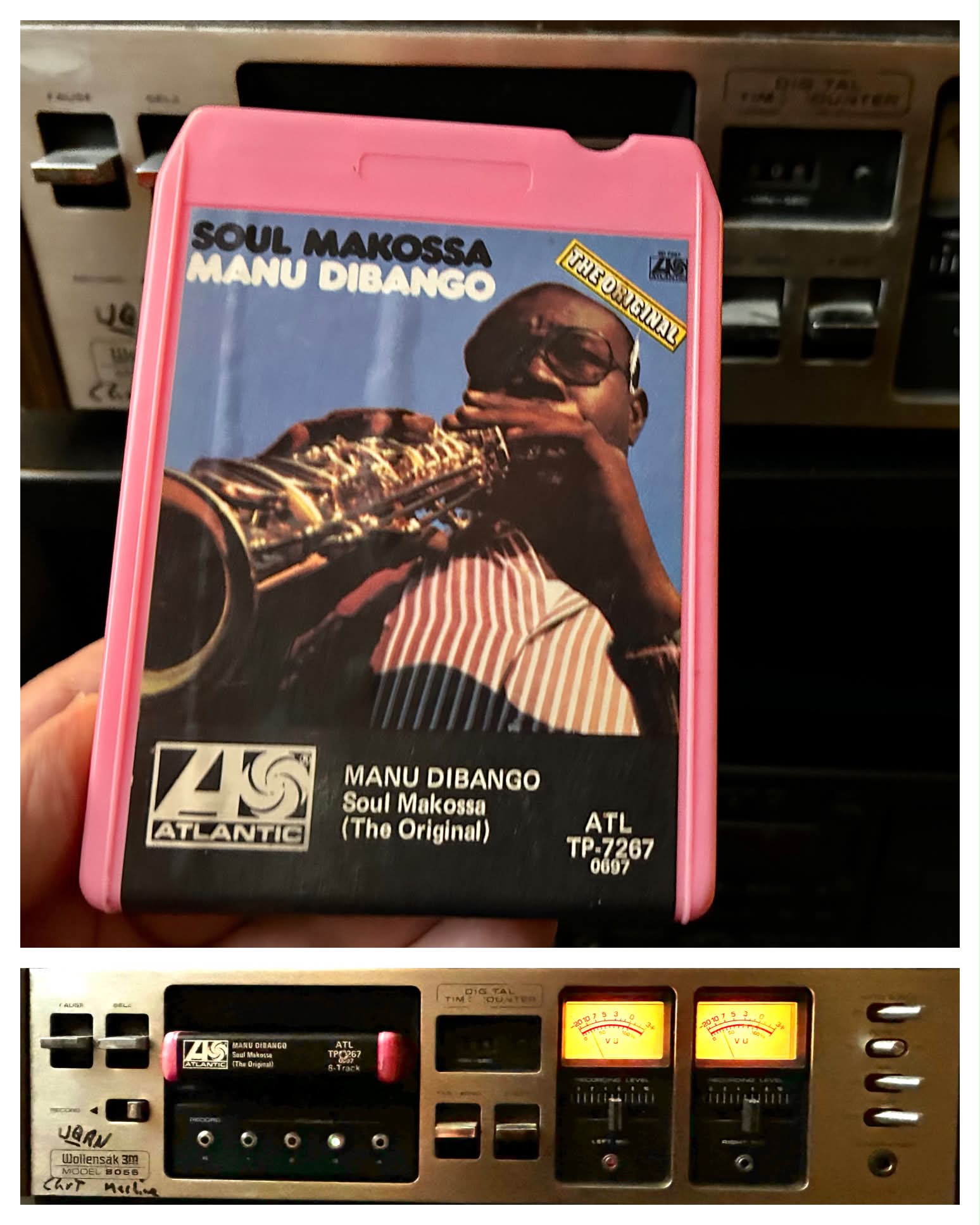 Manu Dibango's 1972 Soul Makossa album on 8-track tape