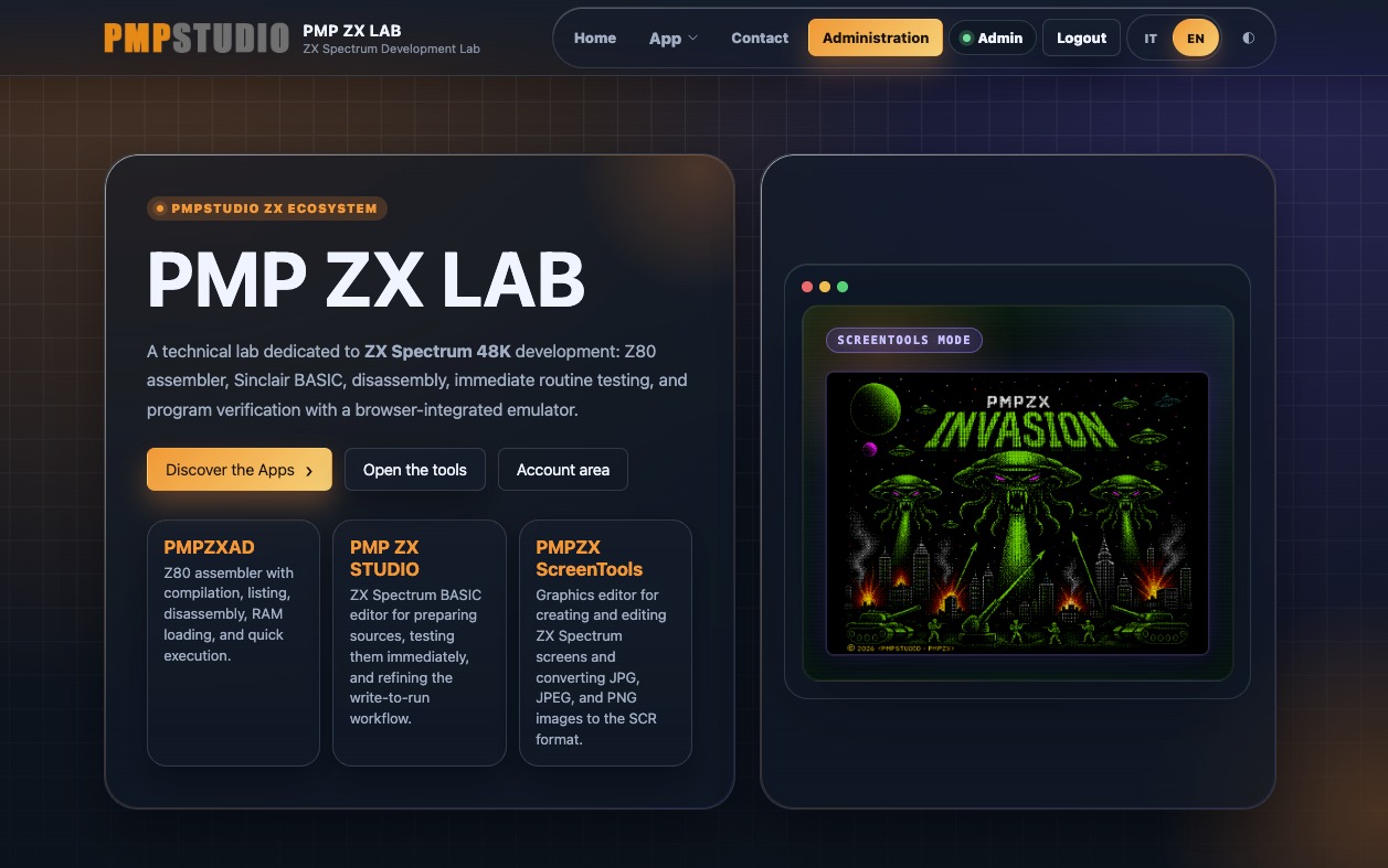 Free development platform for zx spectrum
