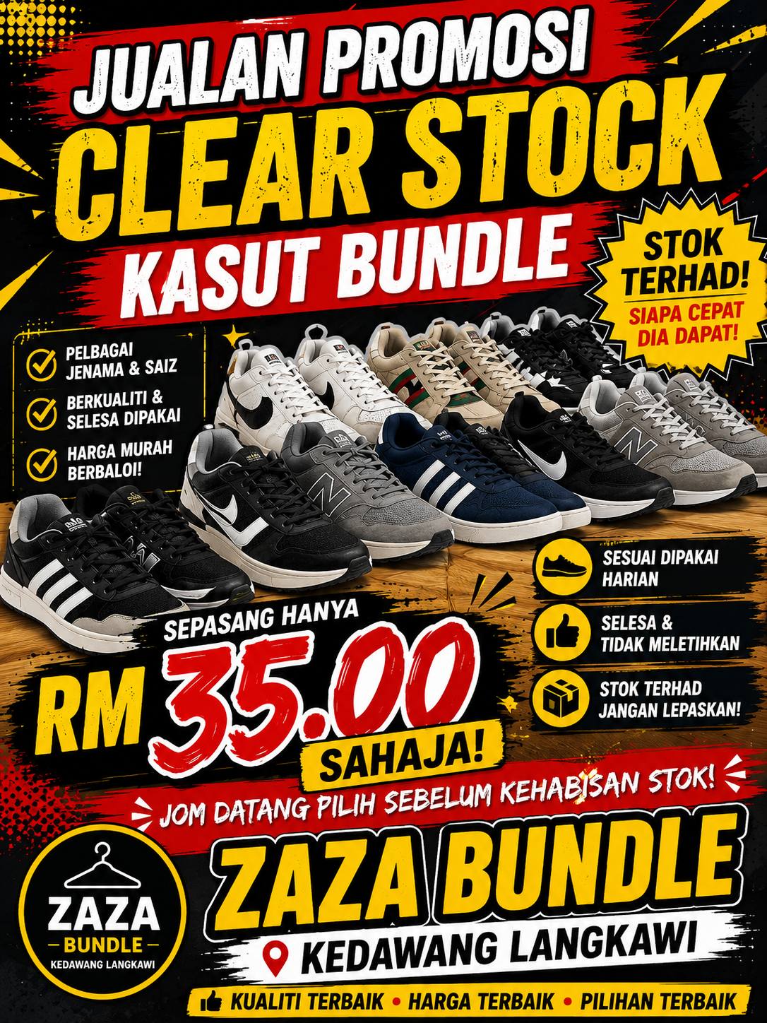 JUAL KASUT BUNDLE ONLINE | Facebook