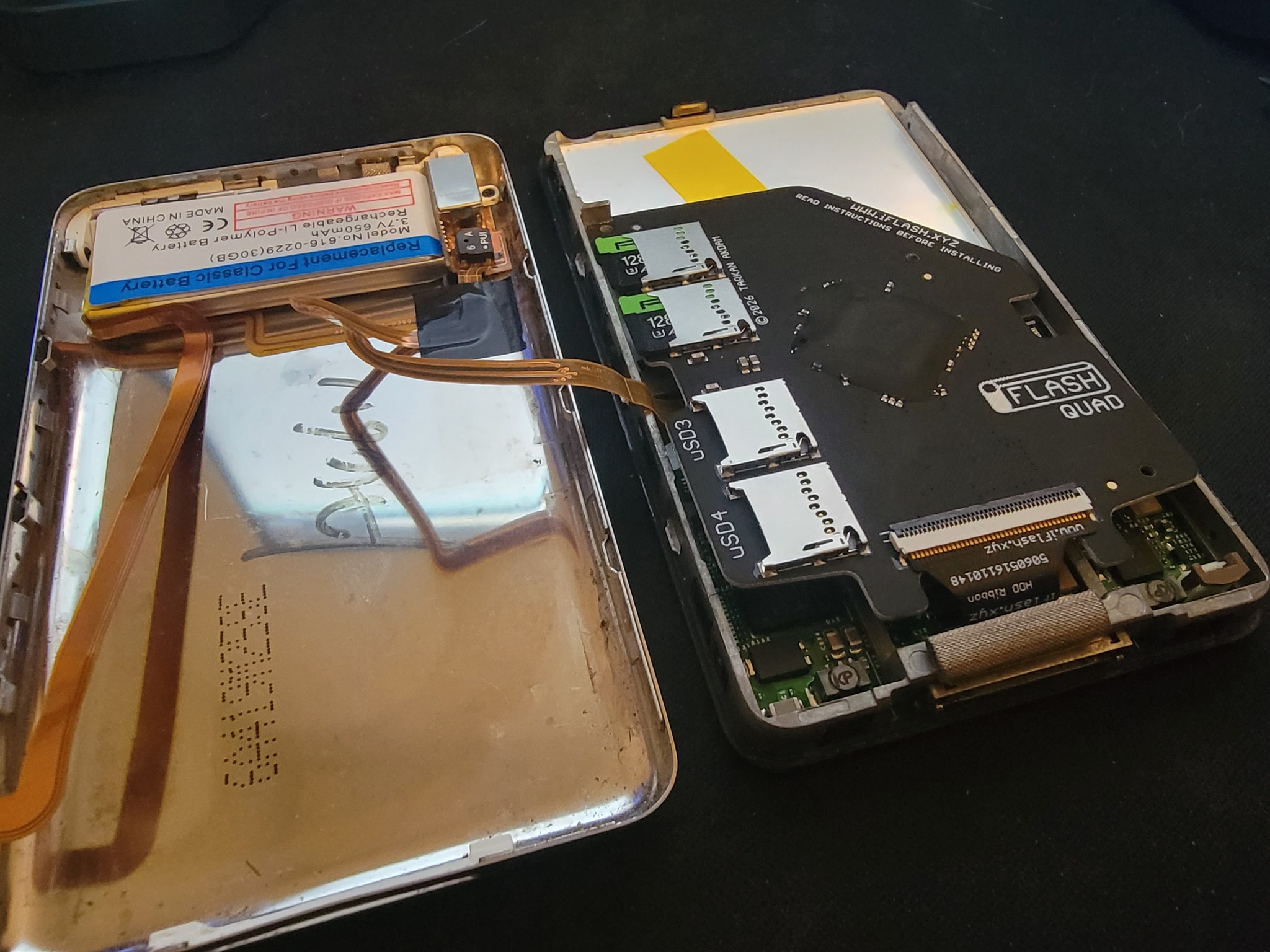 iFlash-QUAD+Samsung Pro 128GBx4=512GB 商品の説明iPodのストレージをm…