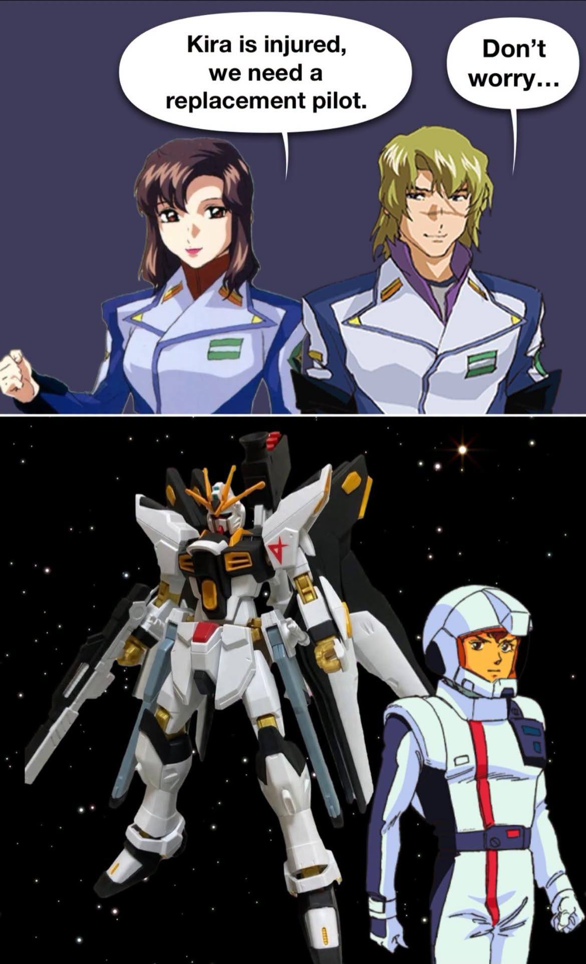 By 767676na シャア・アズナブルの貴重な変身シーン #GQuuuuuuX