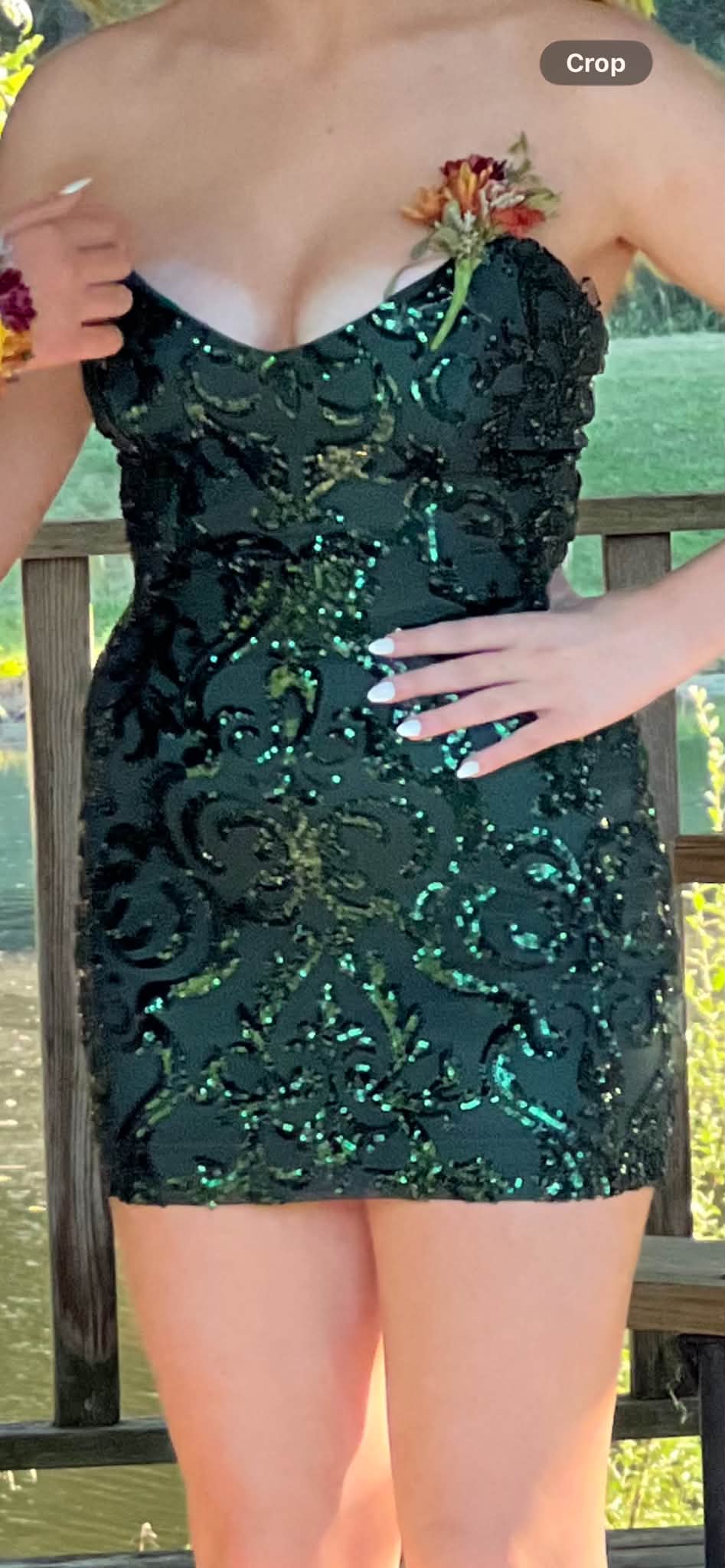 Green homecoming dresses for sale - Windsor and Allison & Kelly