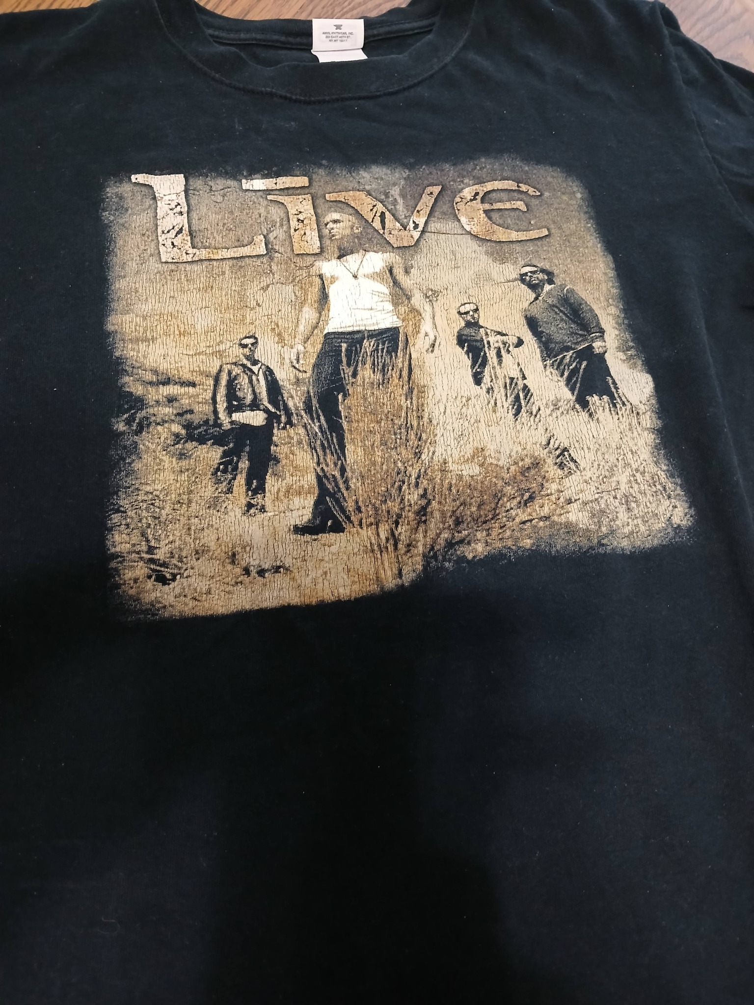 20-year-old Live band tee shirt still worn occasionally