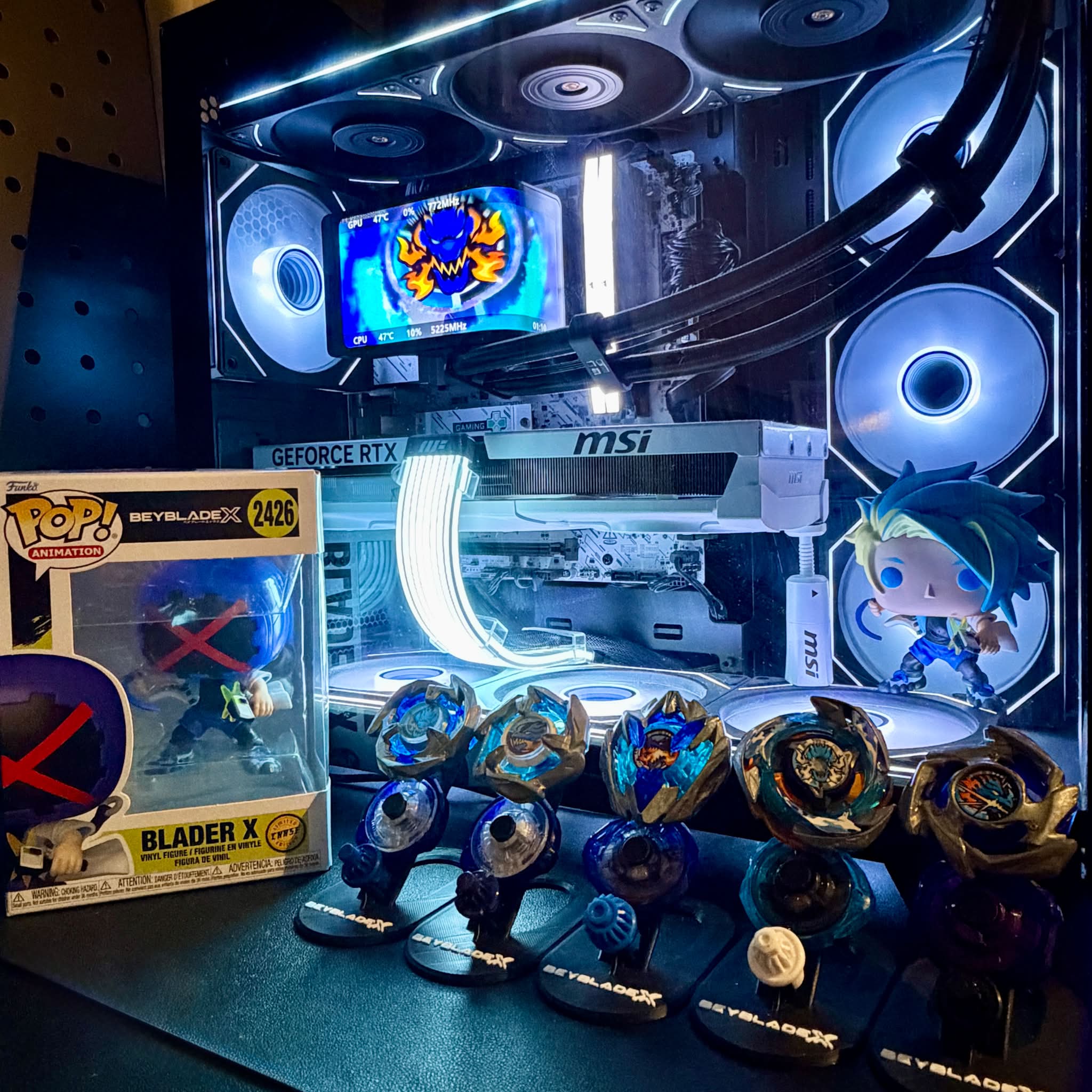Just wanted to share my PC Beyblade Setup
