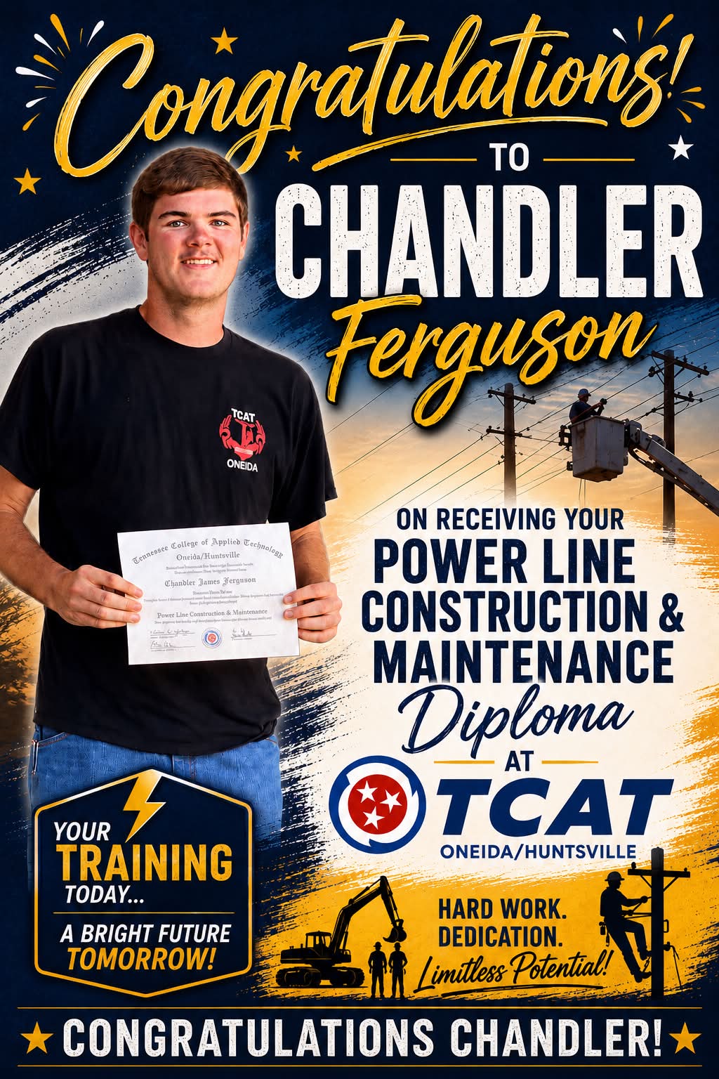 Congratulations Chandler!