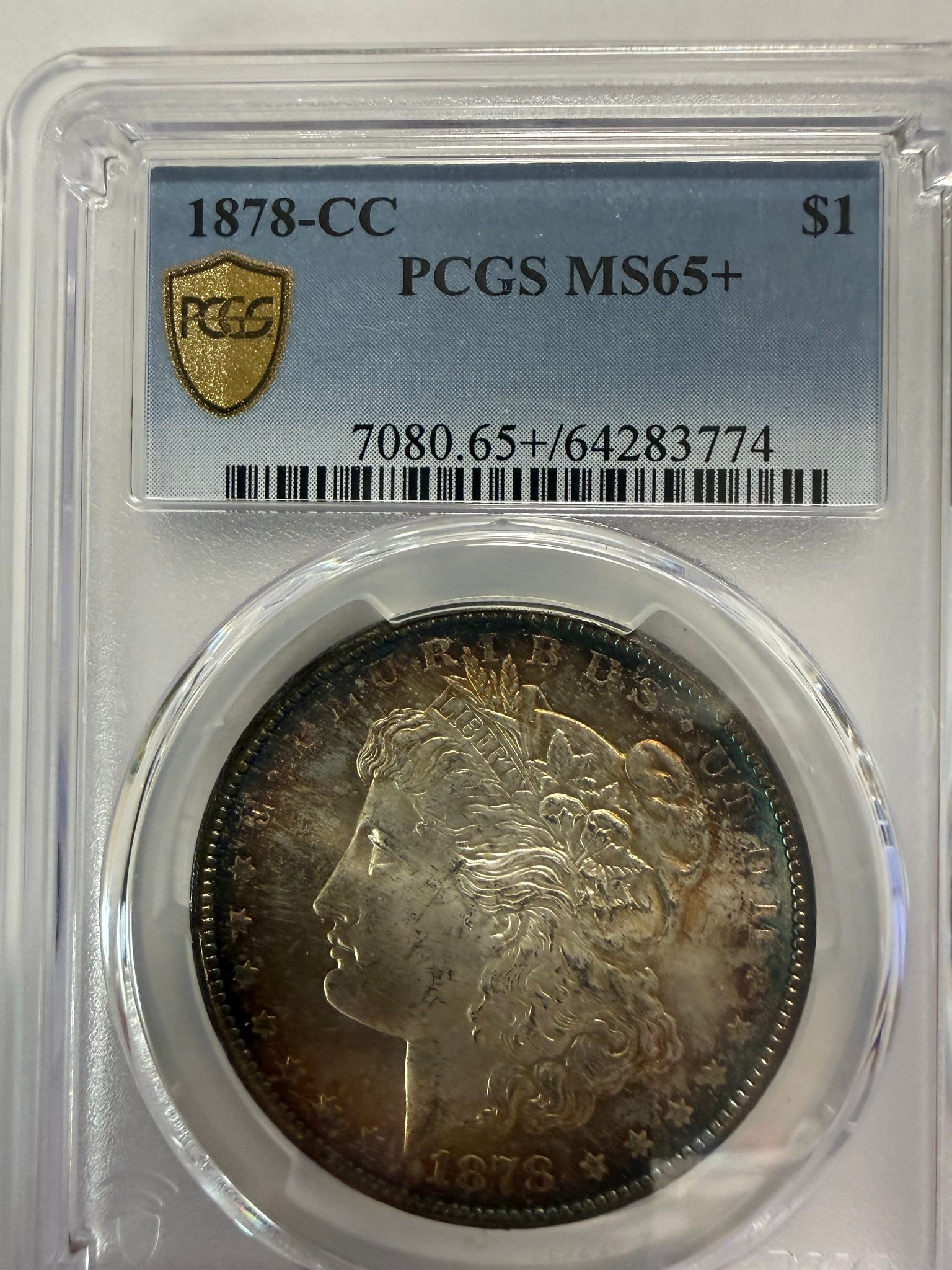 What's a fair price for a 1878-CC Morgan dollar PCGS MS65?
