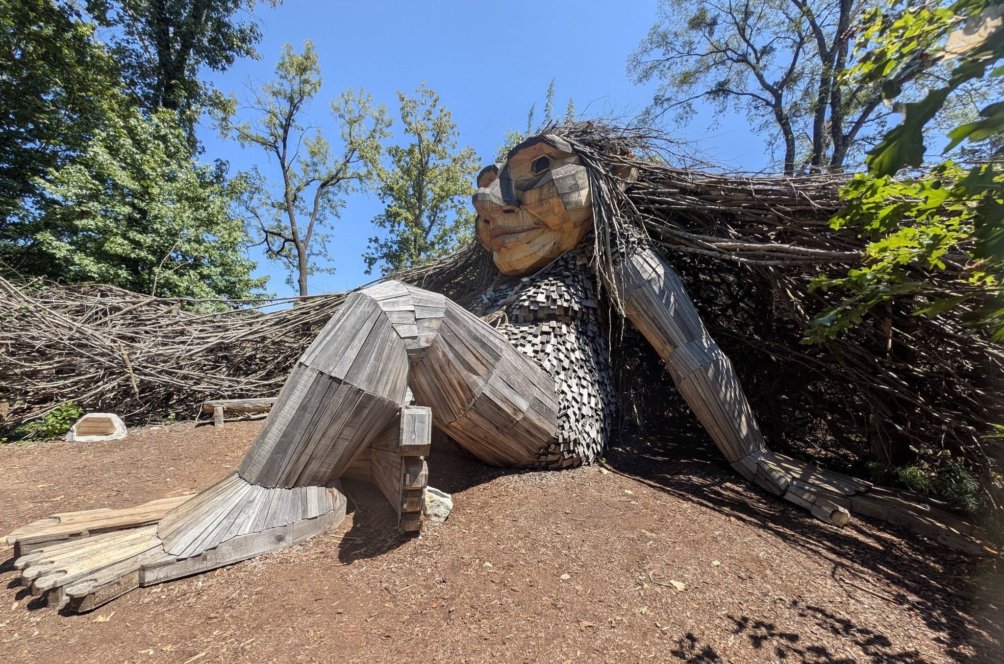 Mama Zelda's troll in Alabama's Huntsville Botanical Garden