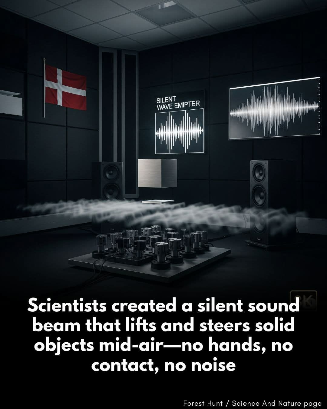 Scientists create microscopic flying robots powered by sound waves