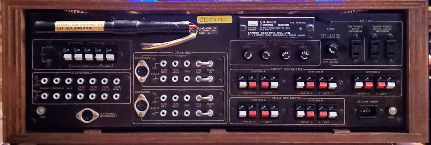 Sansui QSD-2 quadraphonic matrix decoder advice