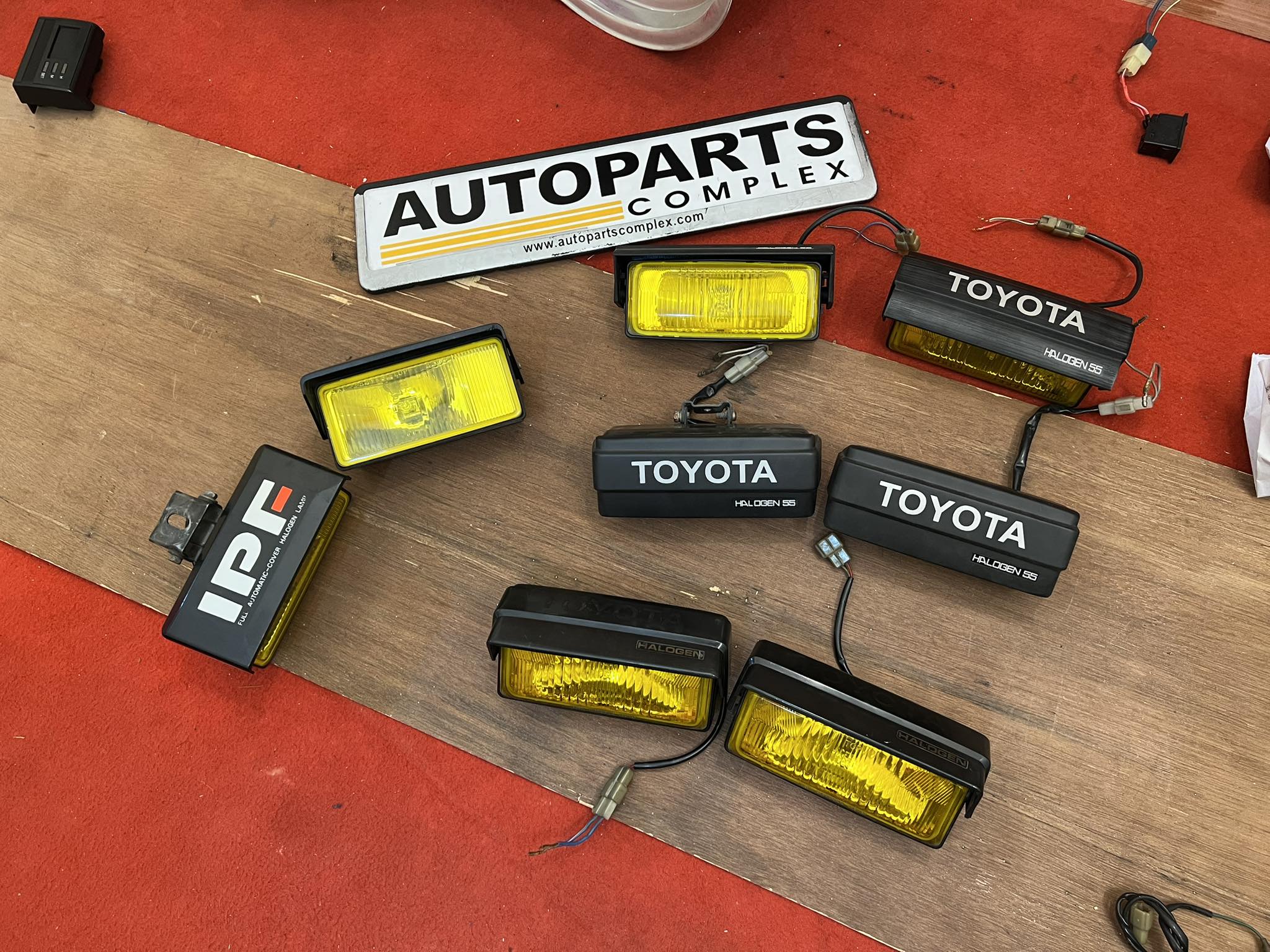 OEM Toyota Auto cover fog lamps #ae86 #ae82 #ae81 #ee80 #4age