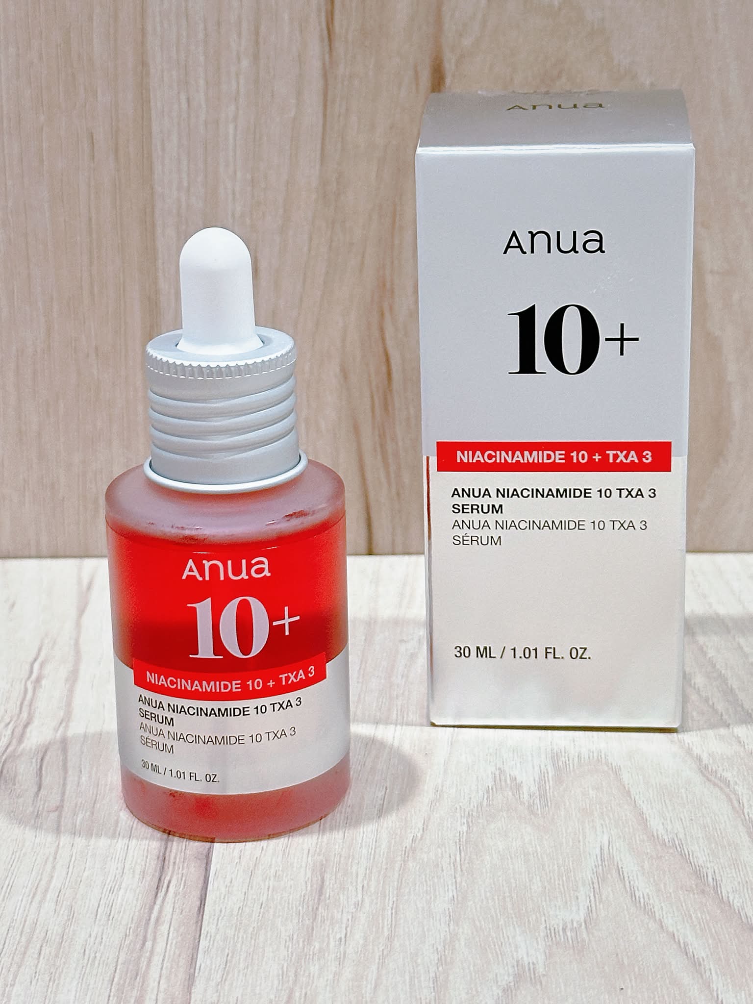 开封啦！ 上次入手#Anua 的透透红， 已经是第二瓶了✌🏻 提亮淡印的