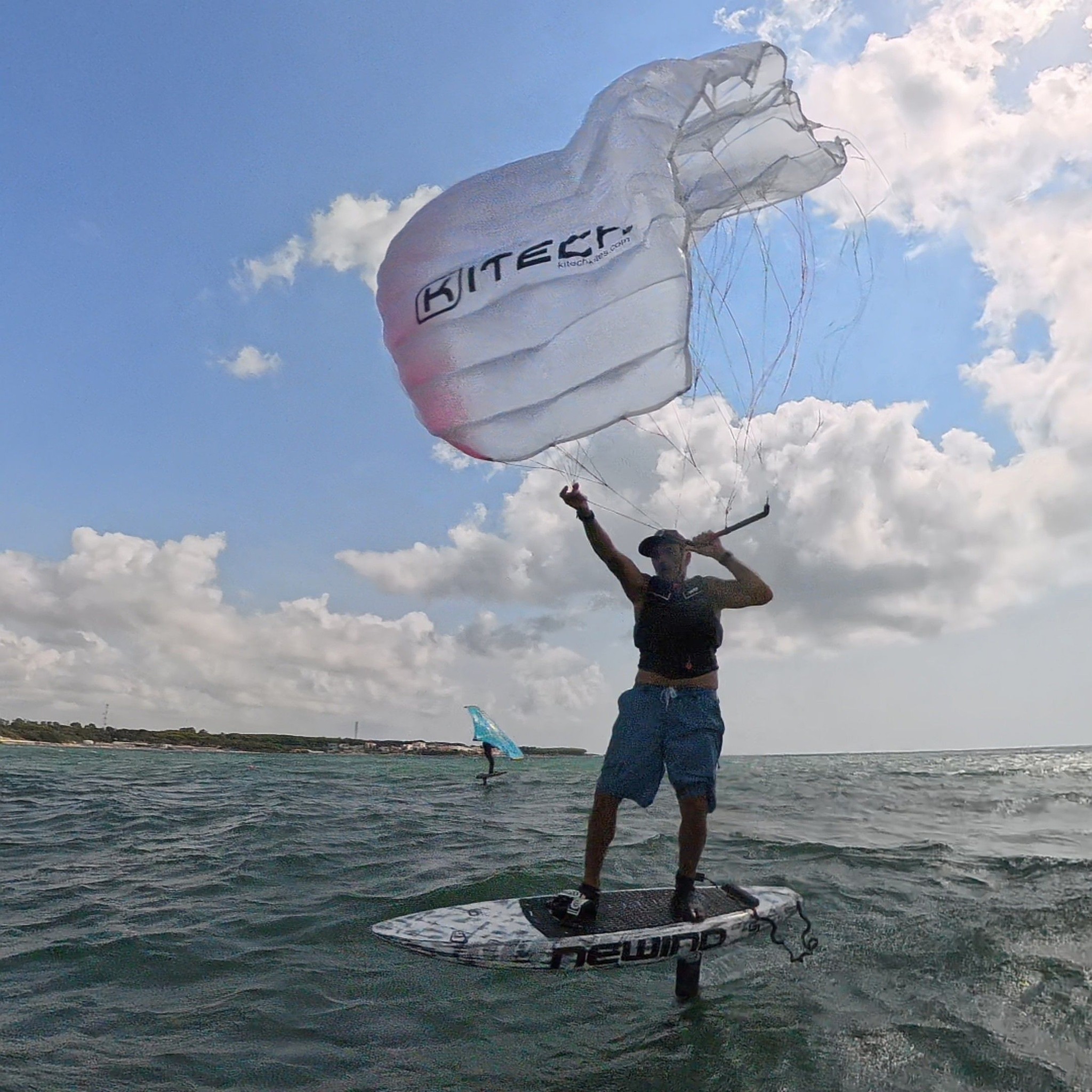 tacking & jibing with a parawing is definitely fun.. a fast and ...