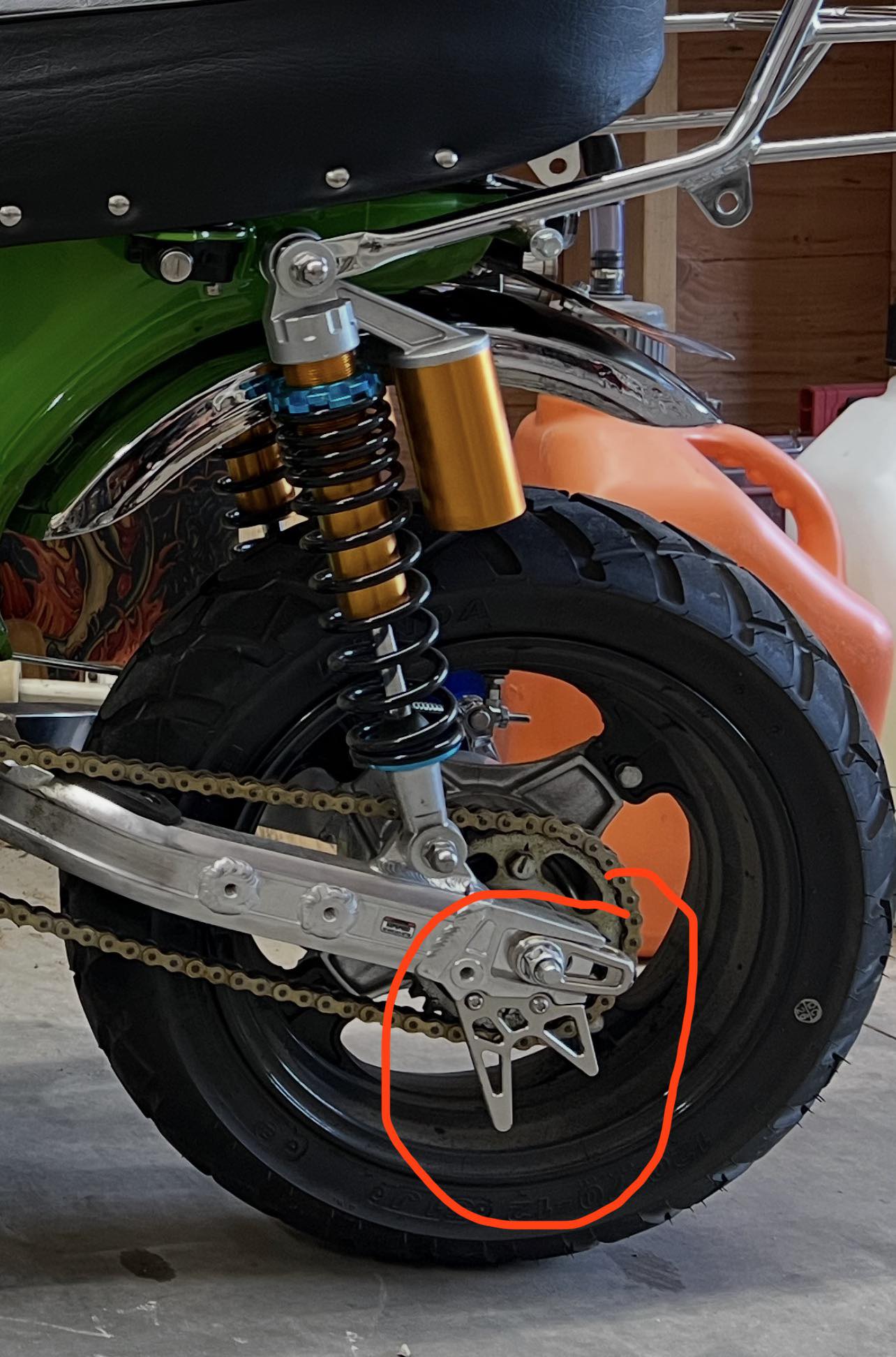 Which rear stand can I get that works with the kepspeed rear 