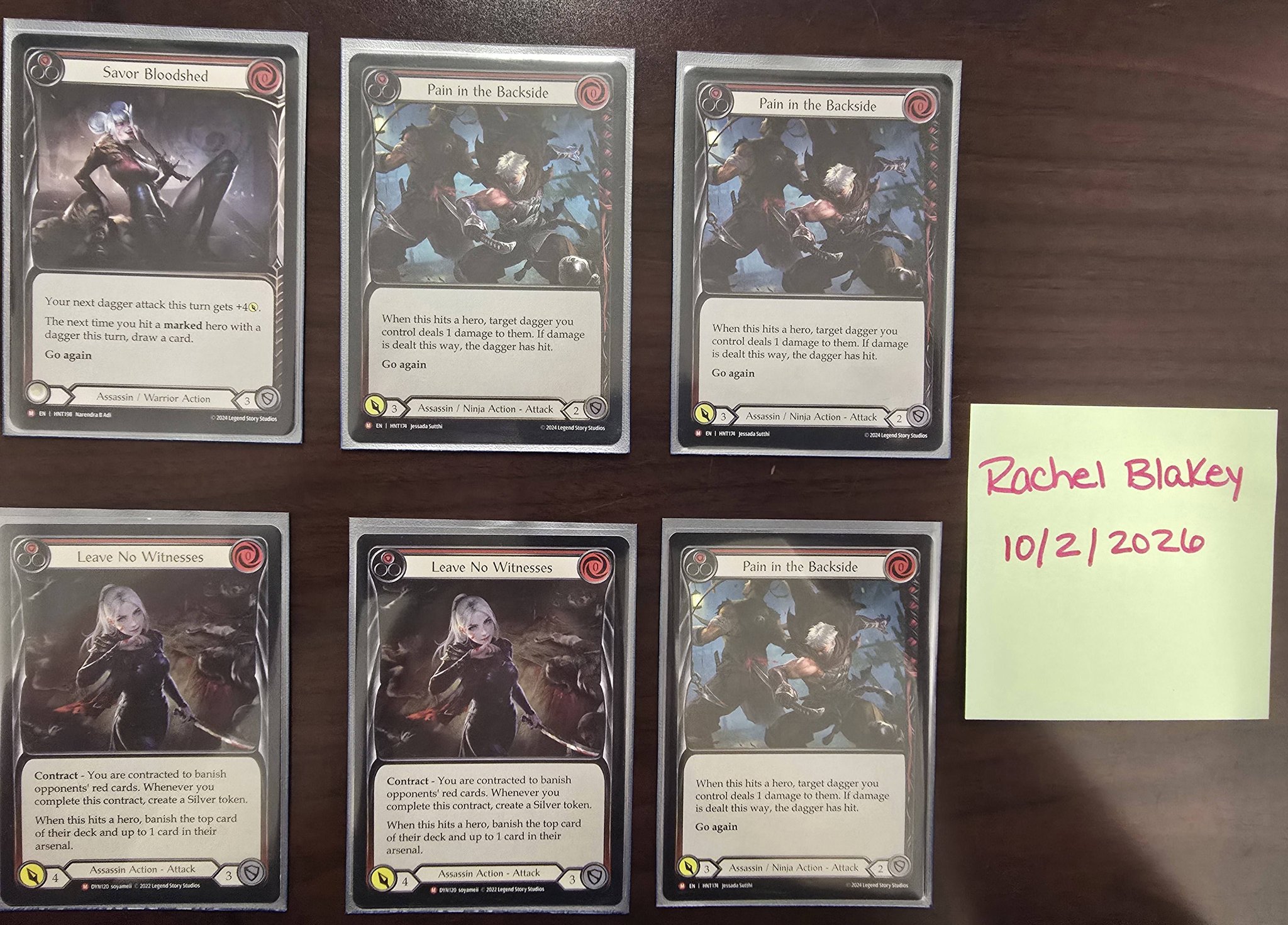 Flesh and Blood Pain in the Backside 3枚 Flesh and Blood TCG