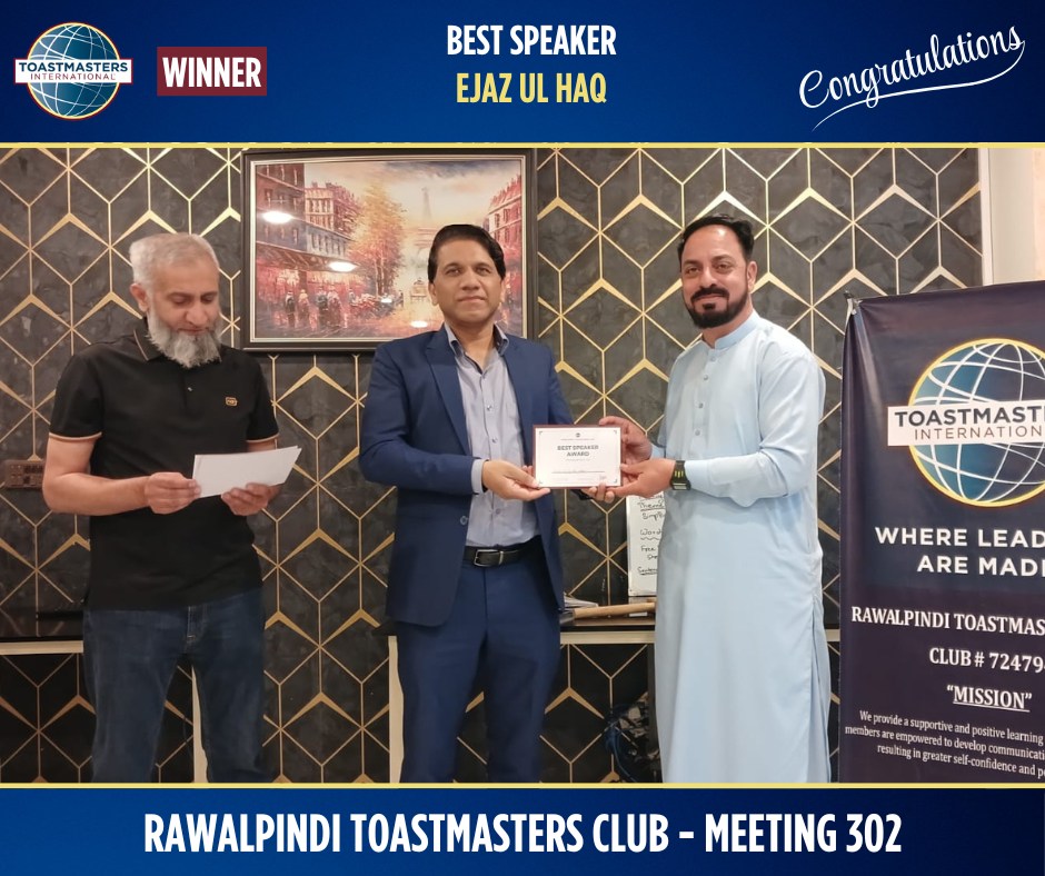 Rawalpindi Toastmasters Club - Meeting # 14 of Rawalpindi Toastmasters ...