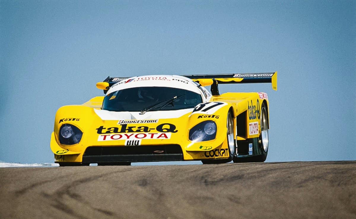 Minolta Toyota 89C-V car from 1989 Fuji 500km race