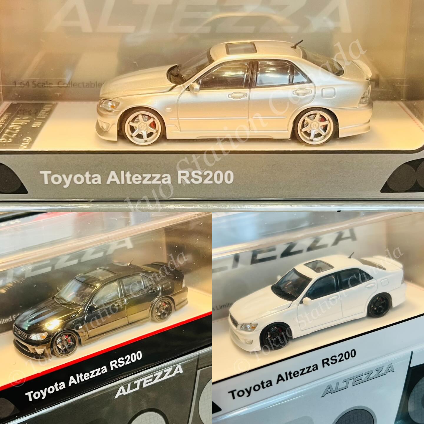 In stock! MODEL 1 x FOCAL HORIZON 1/64 Toyota Altezza RS200 Black