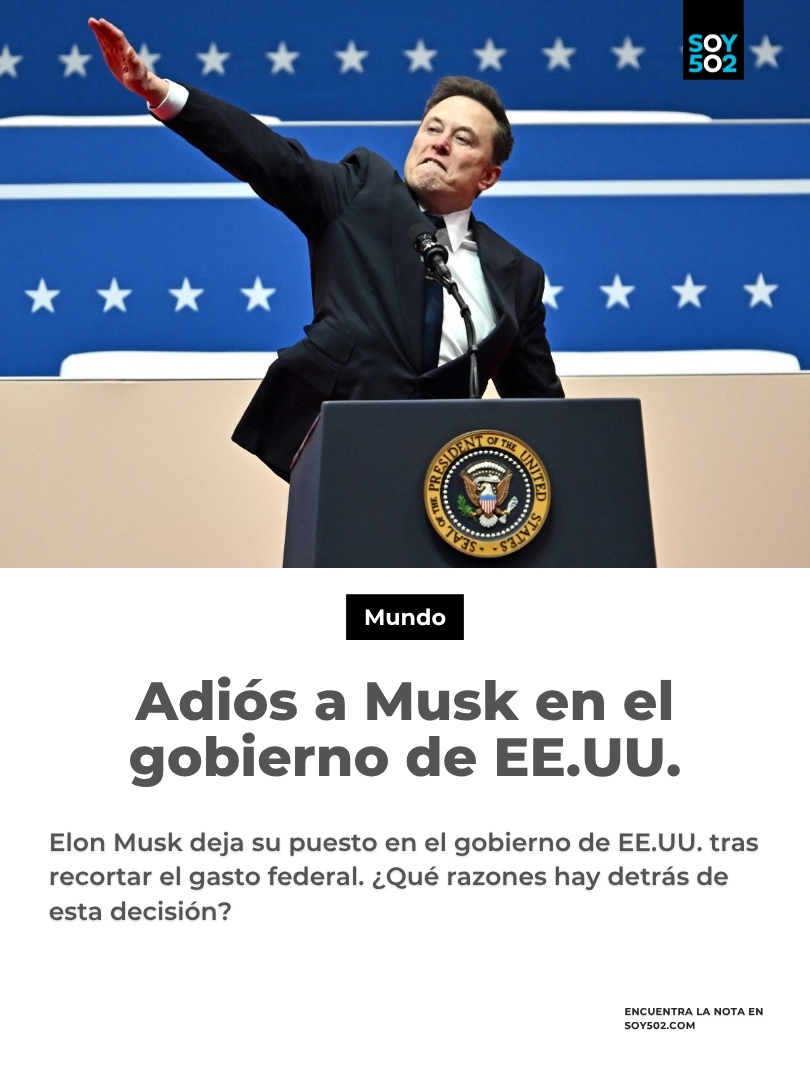 Soy502 - 😱 Elon Musk deja puesto asesor de Trump para reducir gasto ...