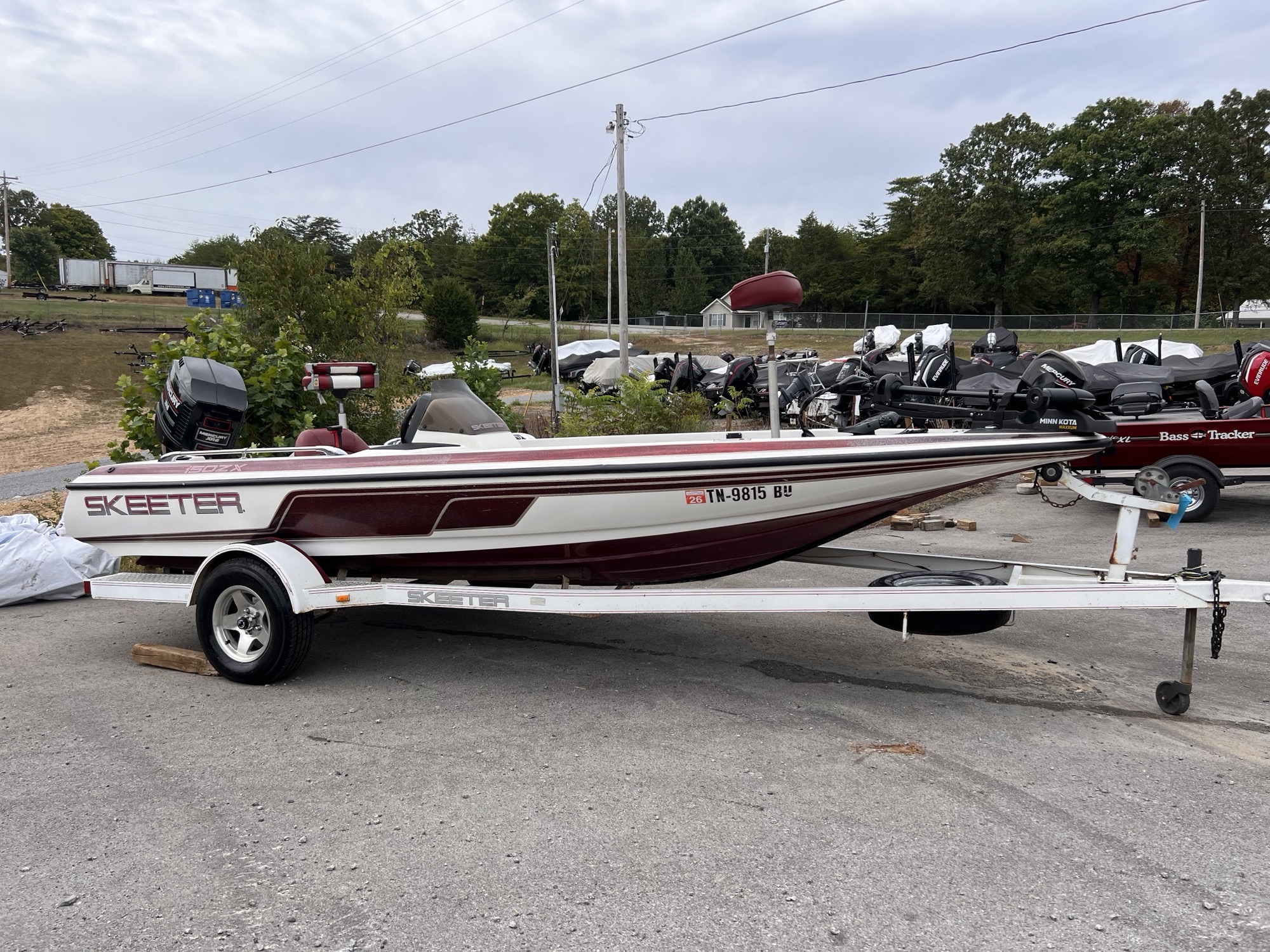 ❇いー❇ 1995 Skeeter 150ZX – Mercury 150HP – Tournament Ready! Get on the