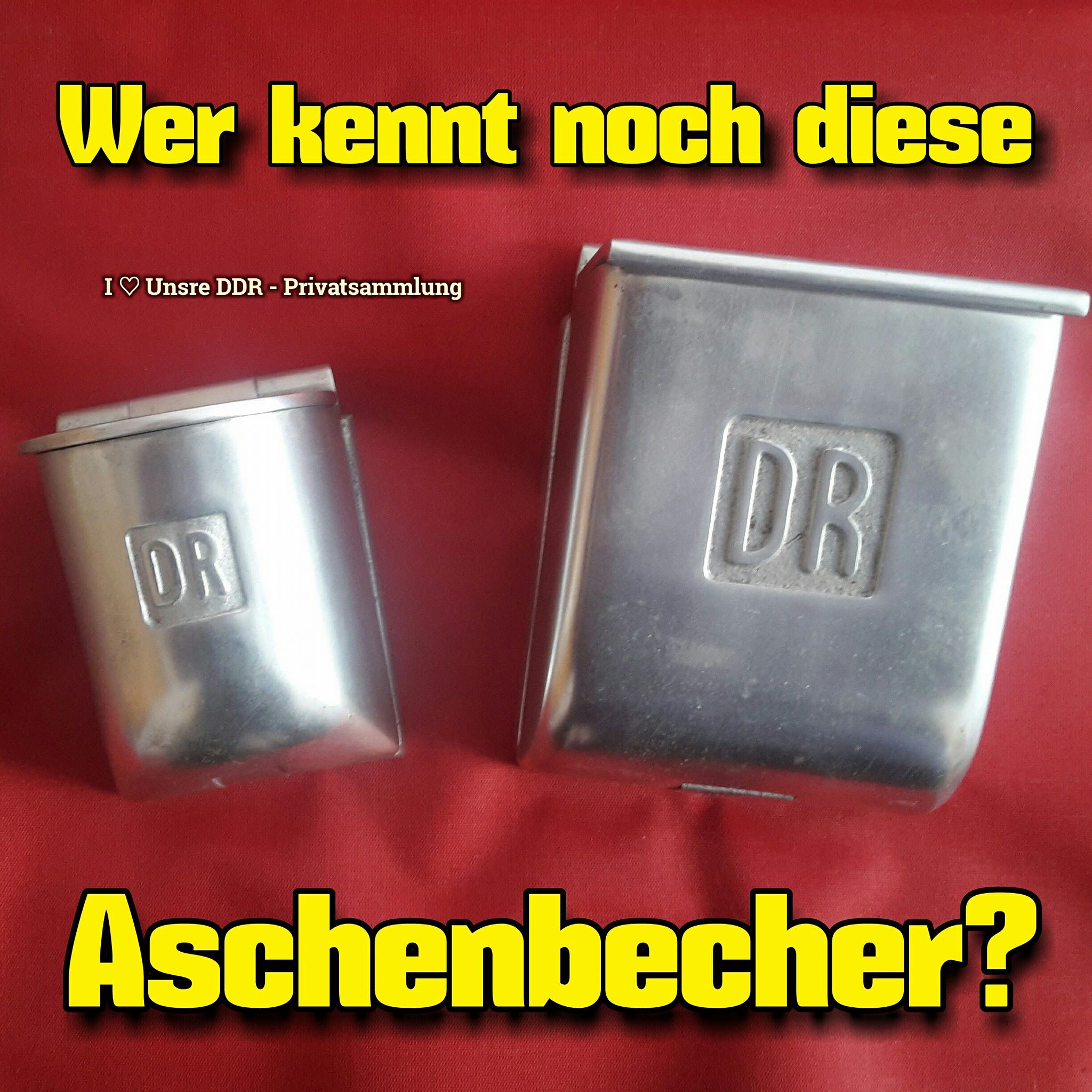Wer kennt noch diese Aschenbecher? 😉 Fragt lieber nicht, warum die sich in meinem Besitz befinden... 😆