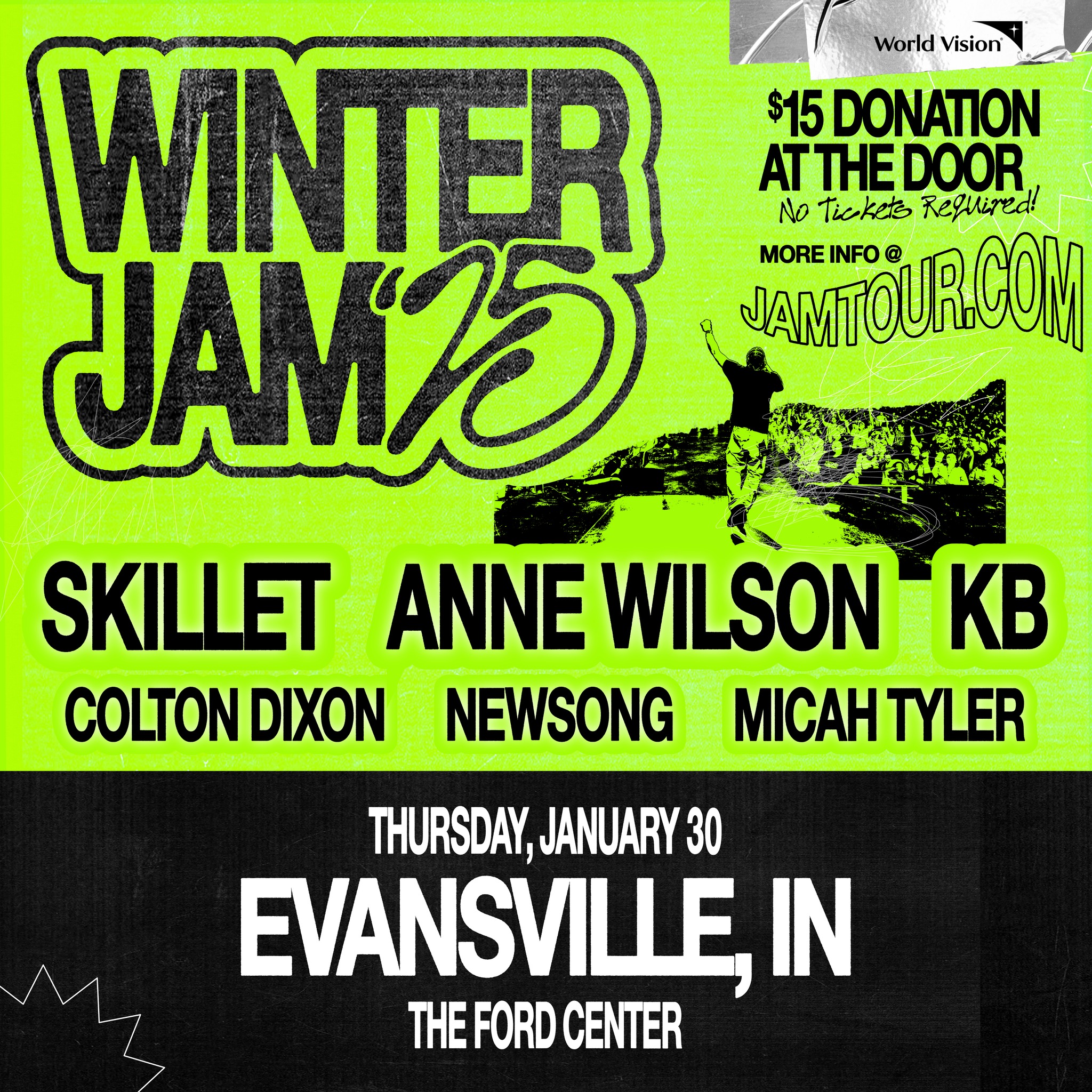 Winter Jam 2025 at Berglund Center tomorrow