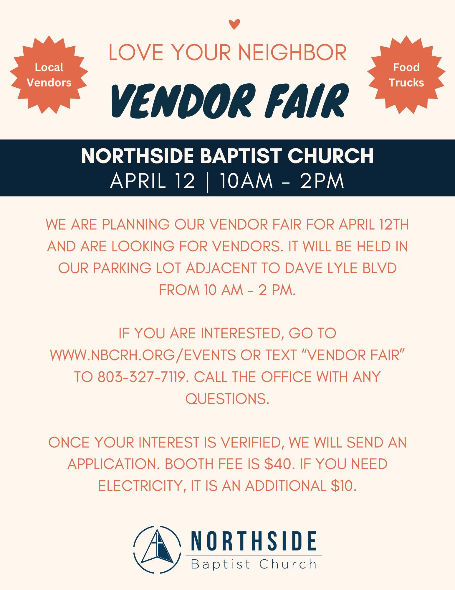 Northside Baptist Church - We are in the process of planning our 2025 ...