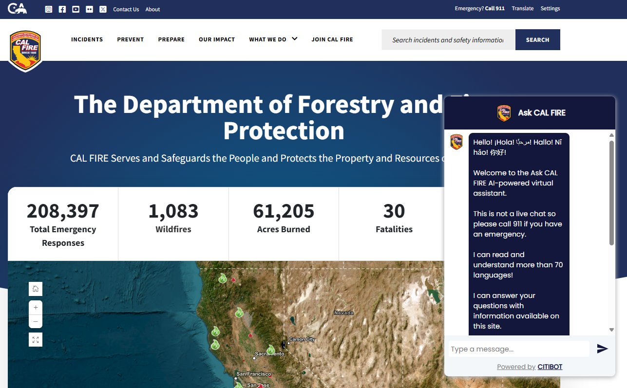 CAL - CAL FIRE has introduced a powerful new AI chatbot to deliver ...