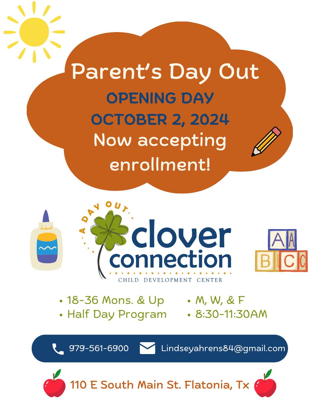 Clover Connection Child Development Center | Flatonia TX