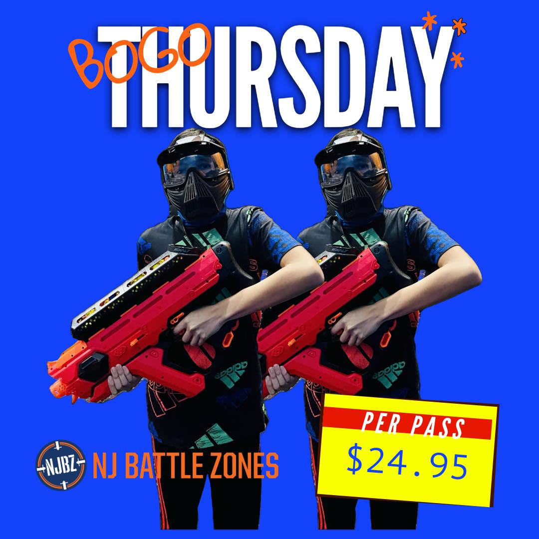 NJ - 🎉 BOGO Thursday is BACK at NJBZ – Wayne Location Only! 🔫 Double ...