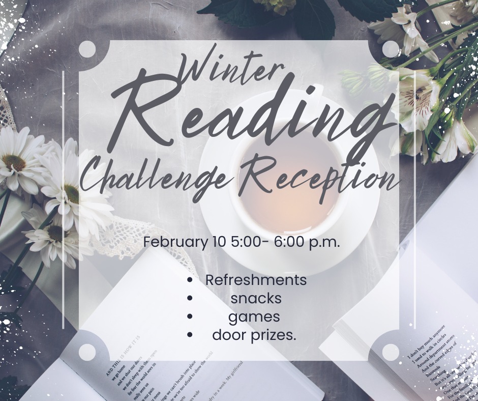 Tipp - ️📚 Join Us for the Winter Reading Challenge Reception! 📚 ️ There ...
