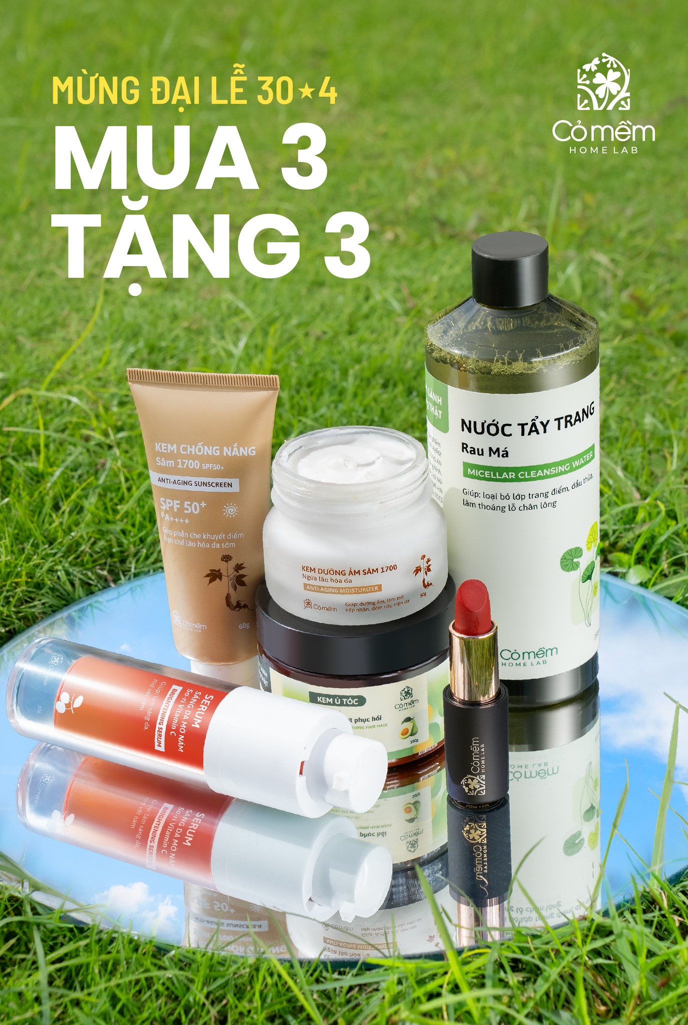 Cỏ mềm HomeLab - 🎉 MỪNG ĐẠI LỄ - QUÀ TẶNG NGẬP TRÀN 🔥 MUA... | Facebook