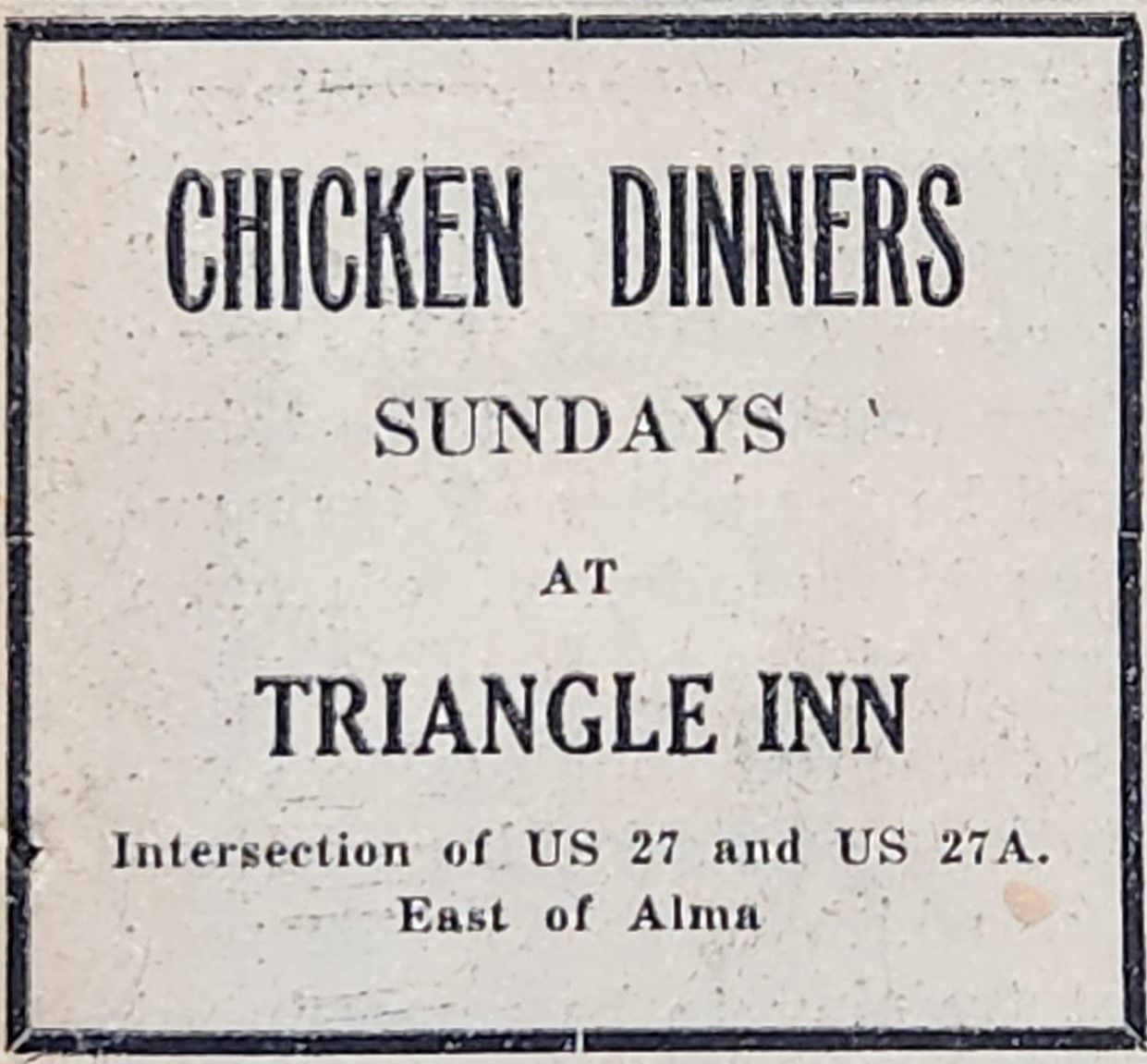 Gratiot - Time Machine Remembers - The Triangle Inn Located on the ...