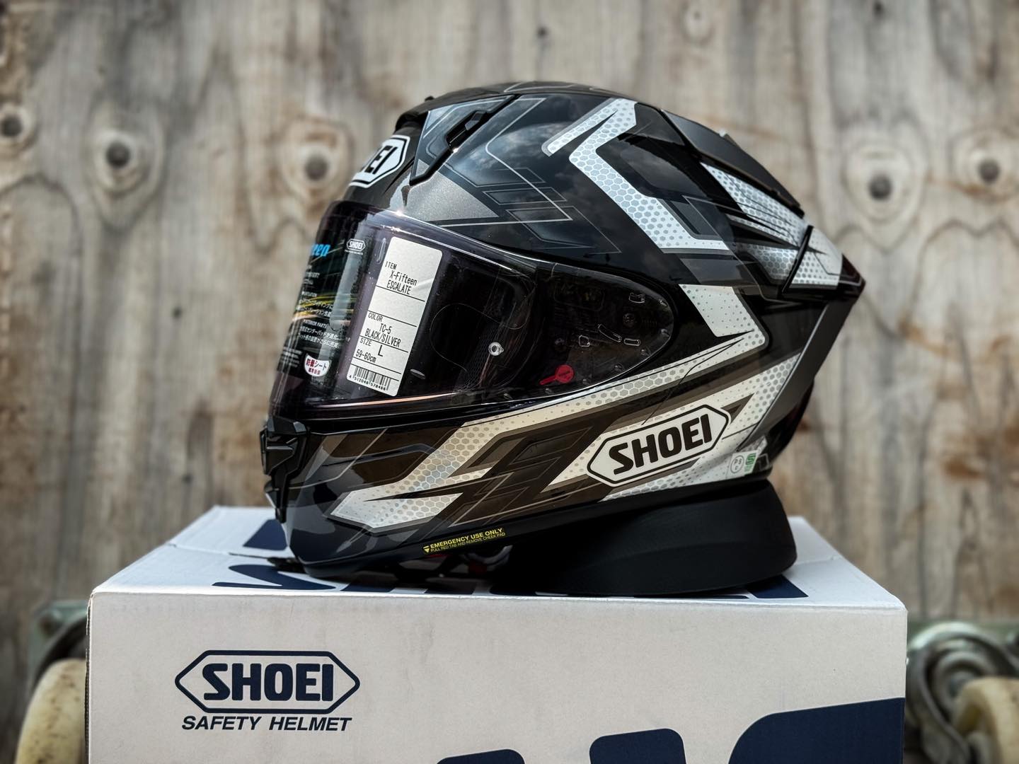 SHOEI X-15 ESCALATE TC-5 ?? ✨ Used item 99% like new full box 