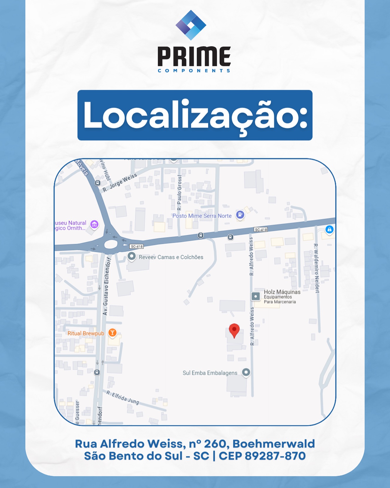 📍 Estamos aqui! A Prime Components,... - PRIME Components | Facebook