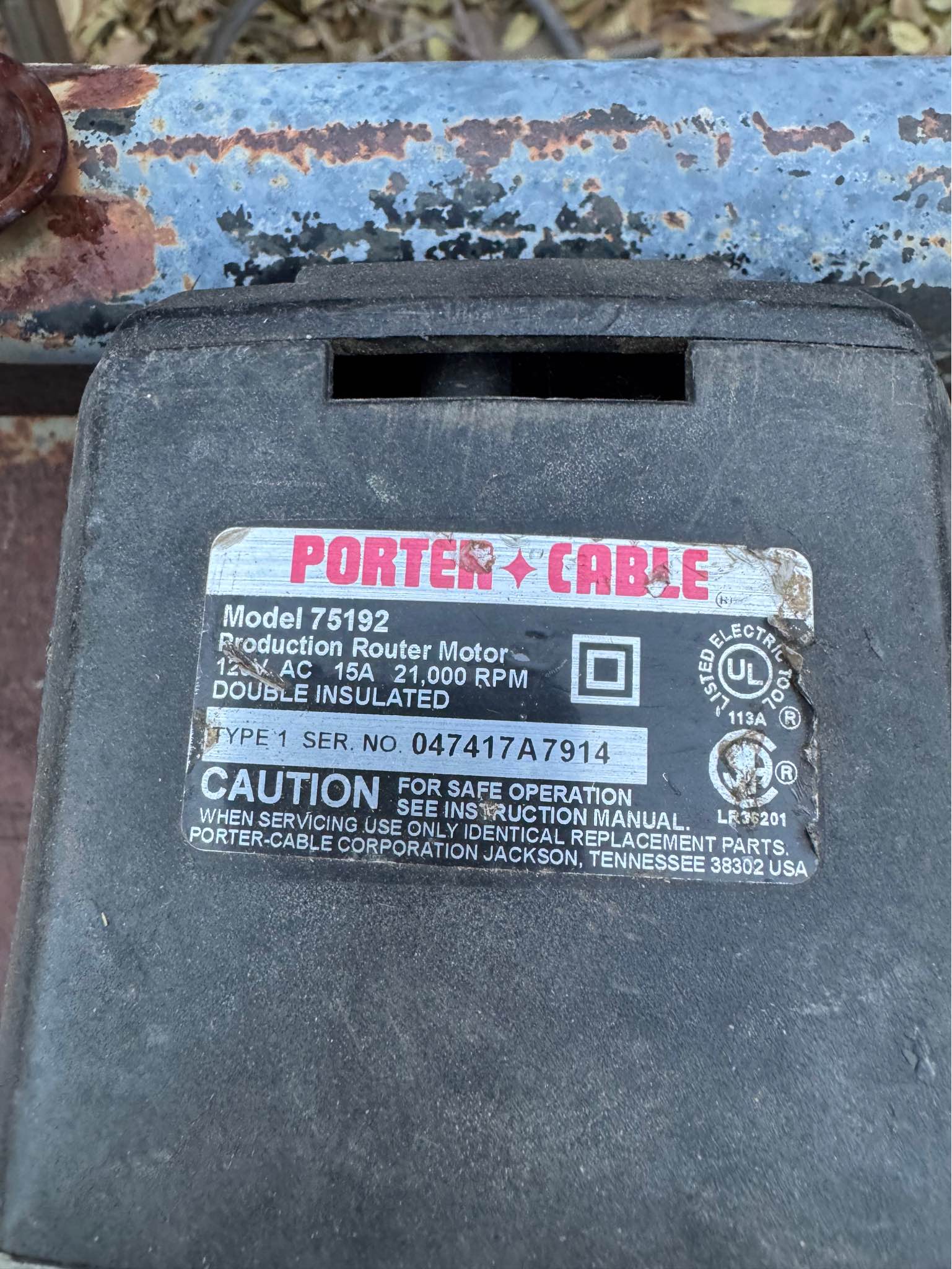 Porter cable speedMatic model 7519 router - Routers - Colorado Springs ...