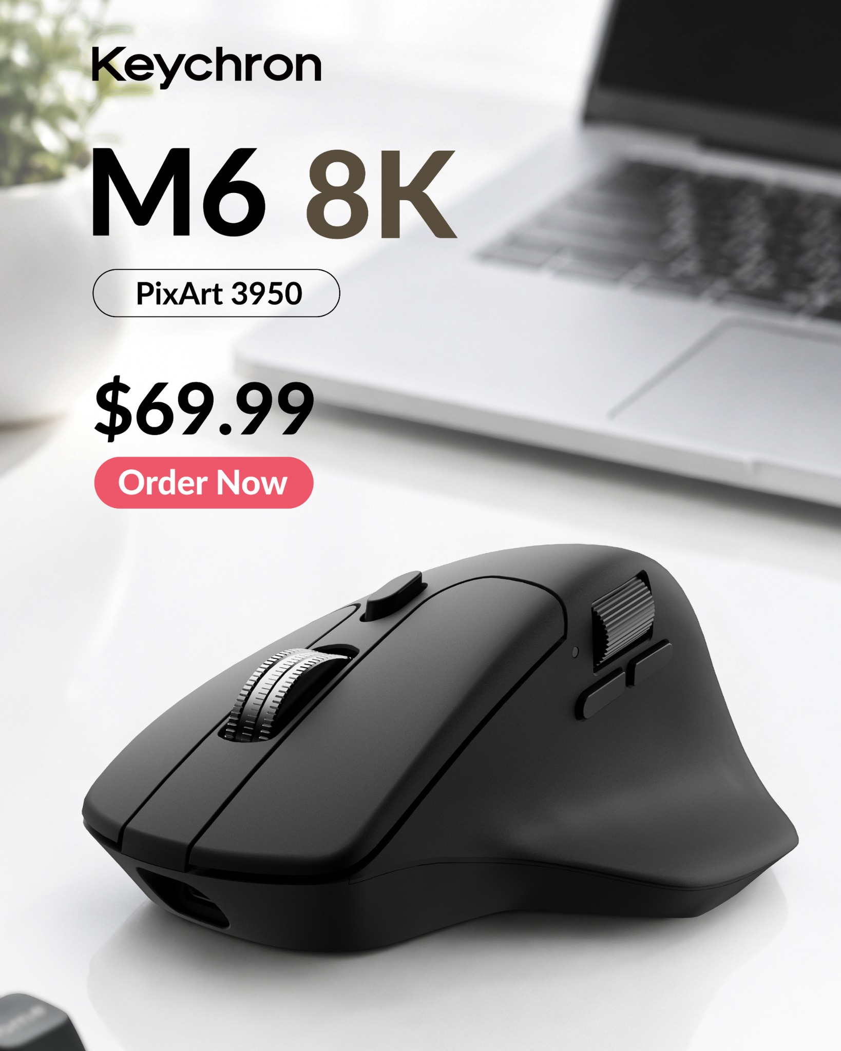 🔥 Meet the New Keychron M6 Series: M6 3950 & M6 3395! Featuring