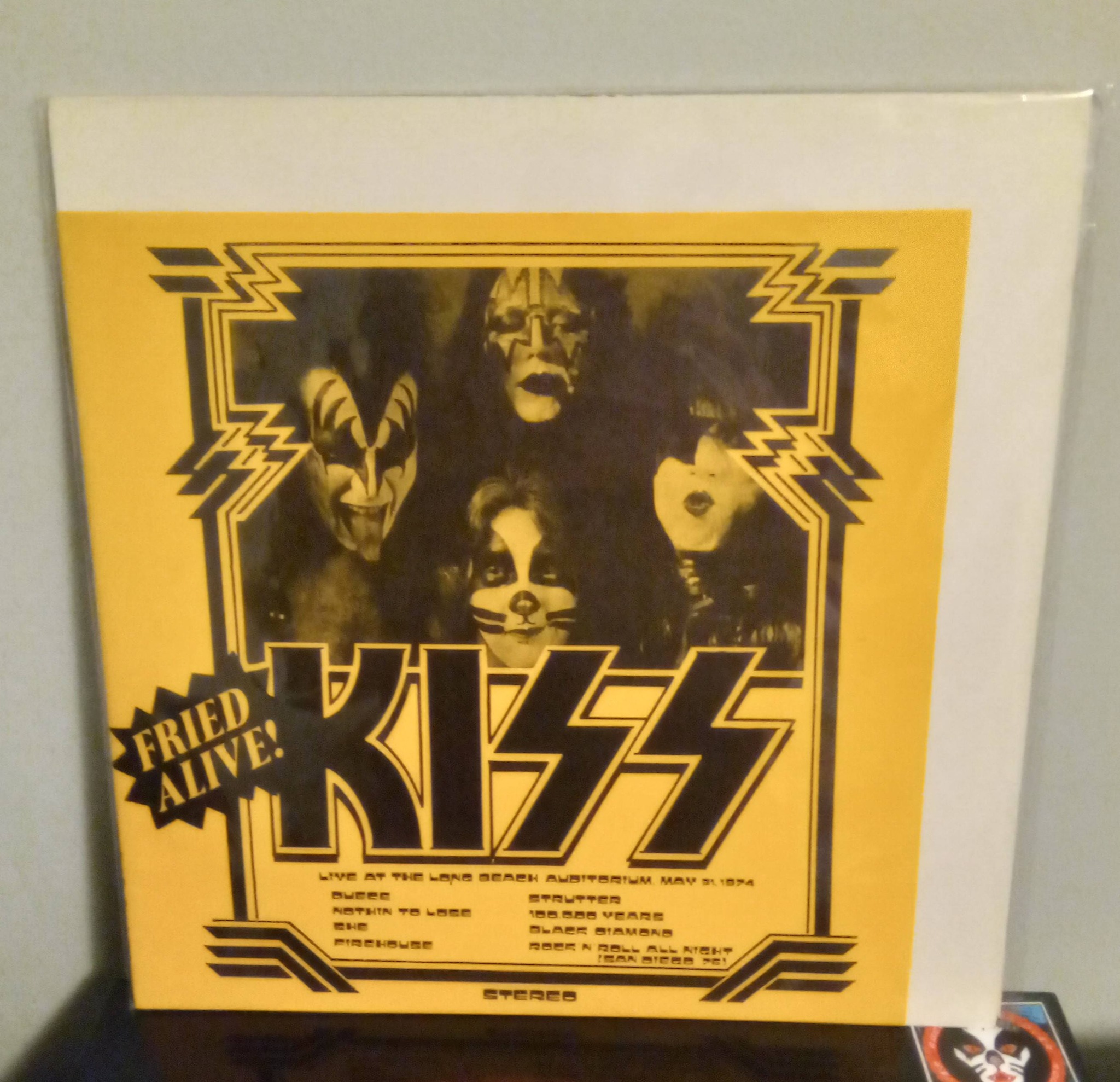 KISS Fried Alive! vinyl bootleg review