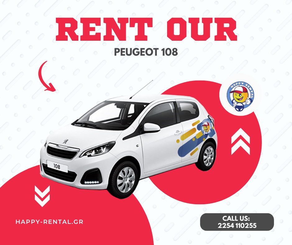 Happy - 🚗 Compact, stylish, and efficient – the Peugeot 108 is your ...
