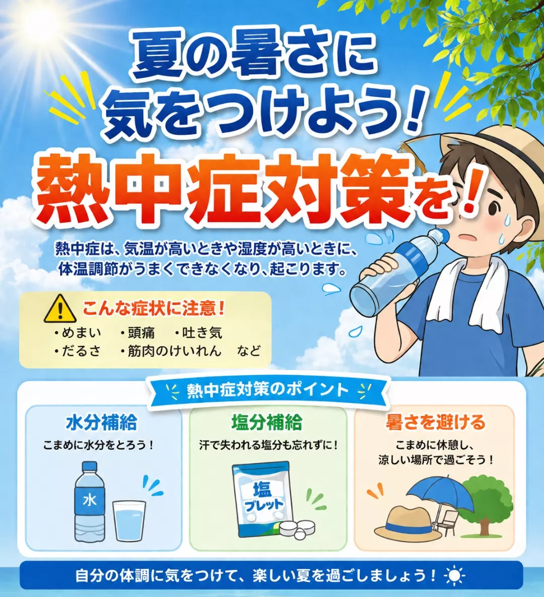 体調 崩さ ない よう に