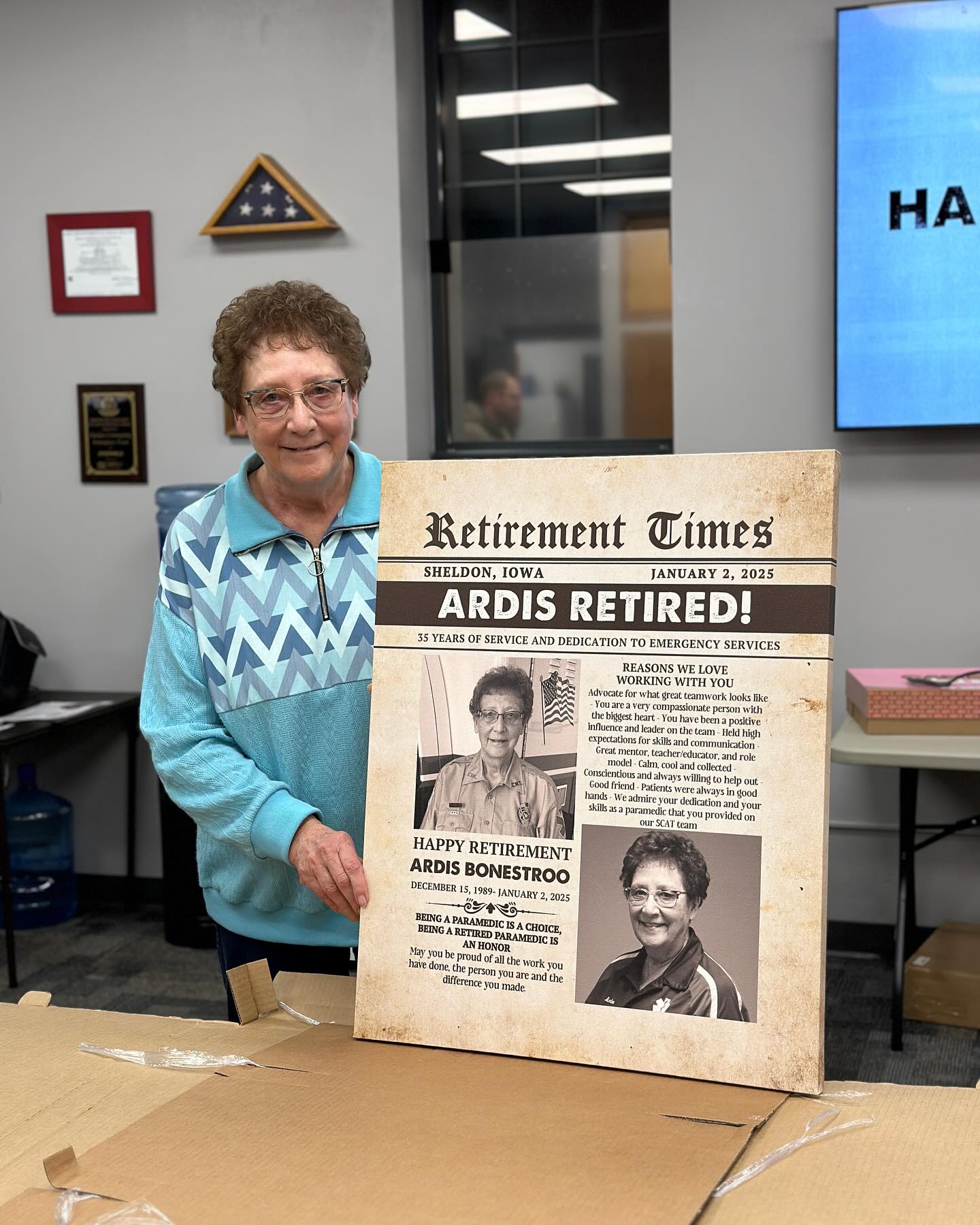 Thank you Ardis for your many... - City of Sheldon, Iowa | Facebook