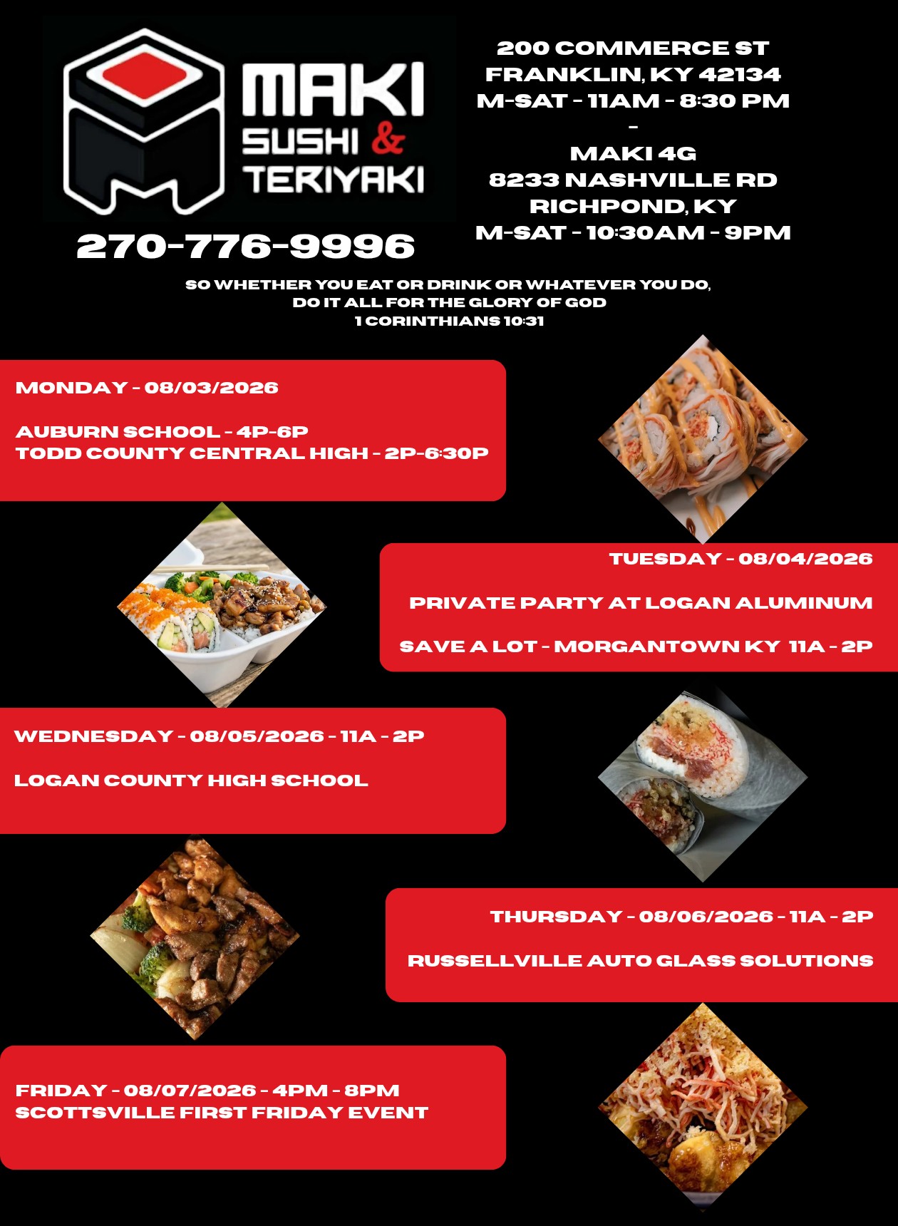 MAKI sushi & teriyaki added a new - MAKI sushi & teriyaki