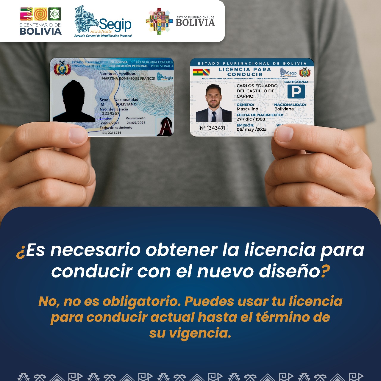 Segip - Servicio General de Identificación Personal | La Paz