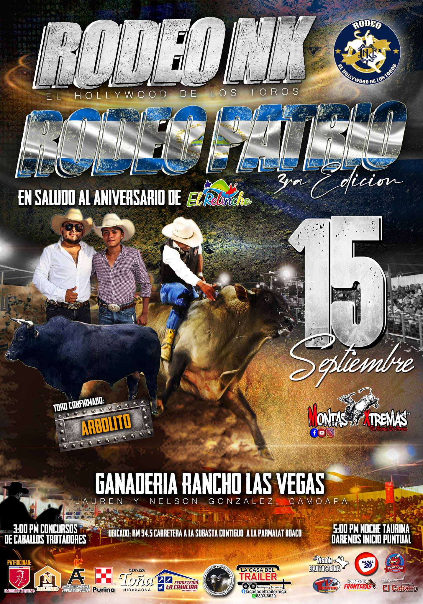 Rodeo - Estamos listos para vivir el gran Rodeo Patrio🇳🇮🤠En nuestra ...