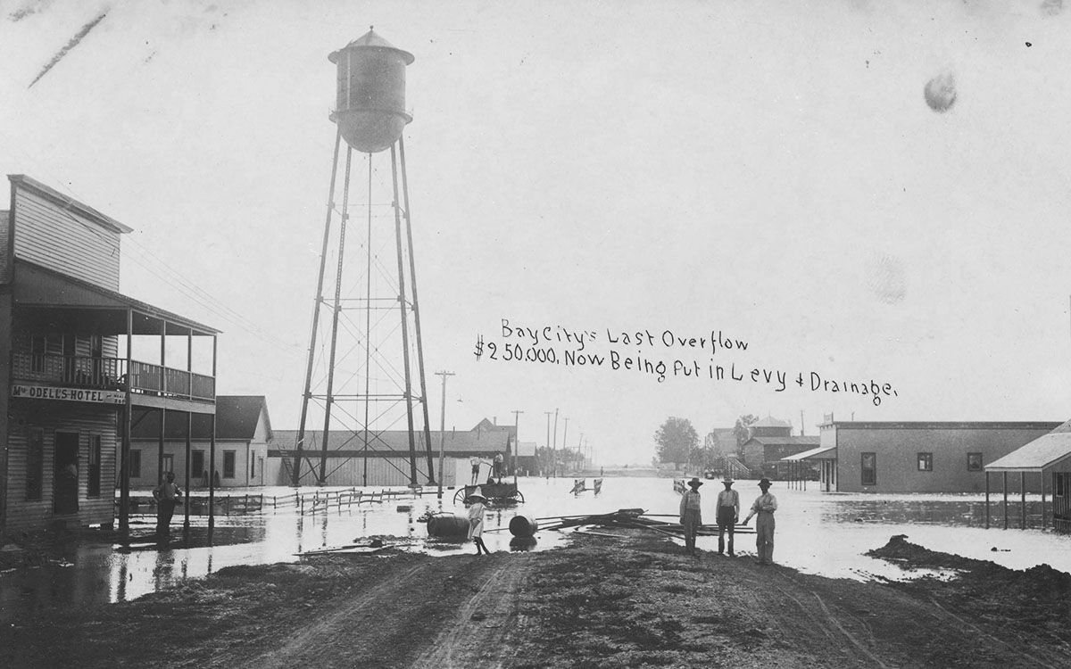 Digital - Bay City's Last Overflow Bay City, Texas. circa 1900s Creator ...
