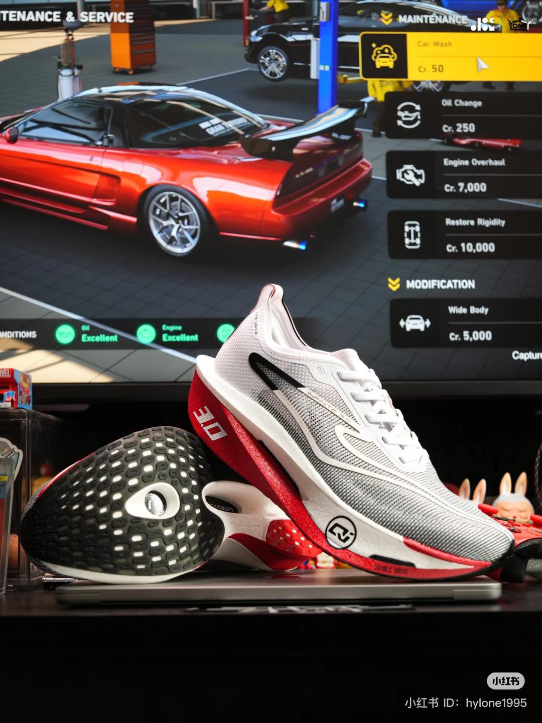 ERKE Infinite 3 Marathon Racing Shoes Red Lotus Colorway❤️ Step