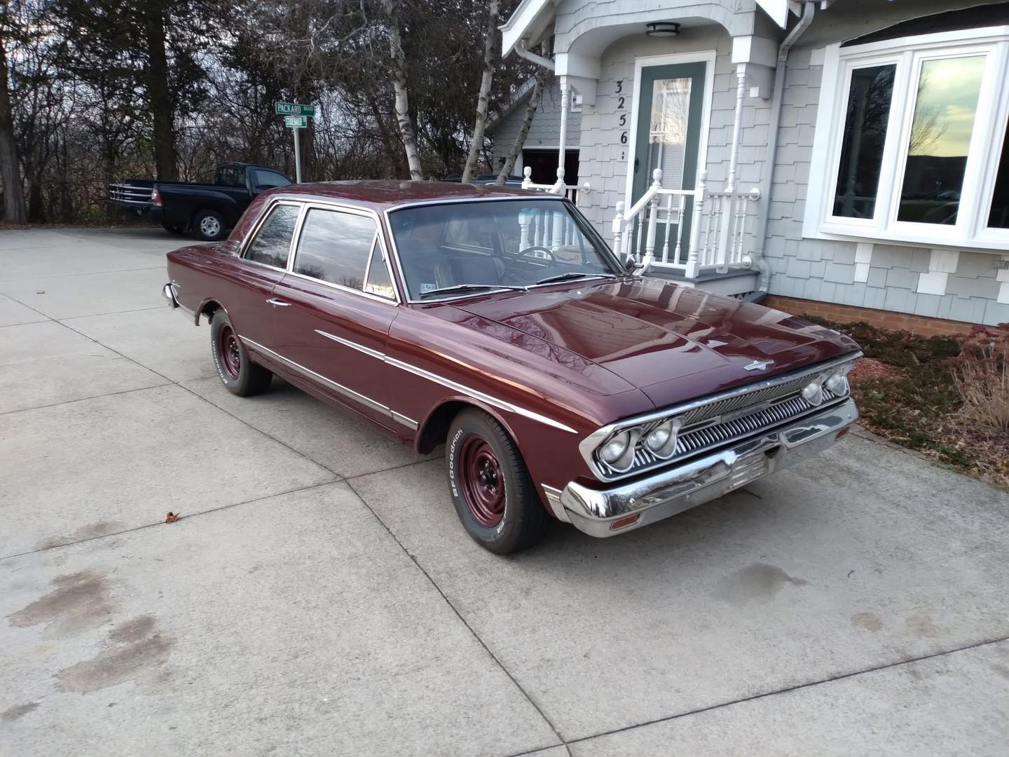 1963 Rambler Ambassador 2-door sedan with 327 V8 and twin-stick