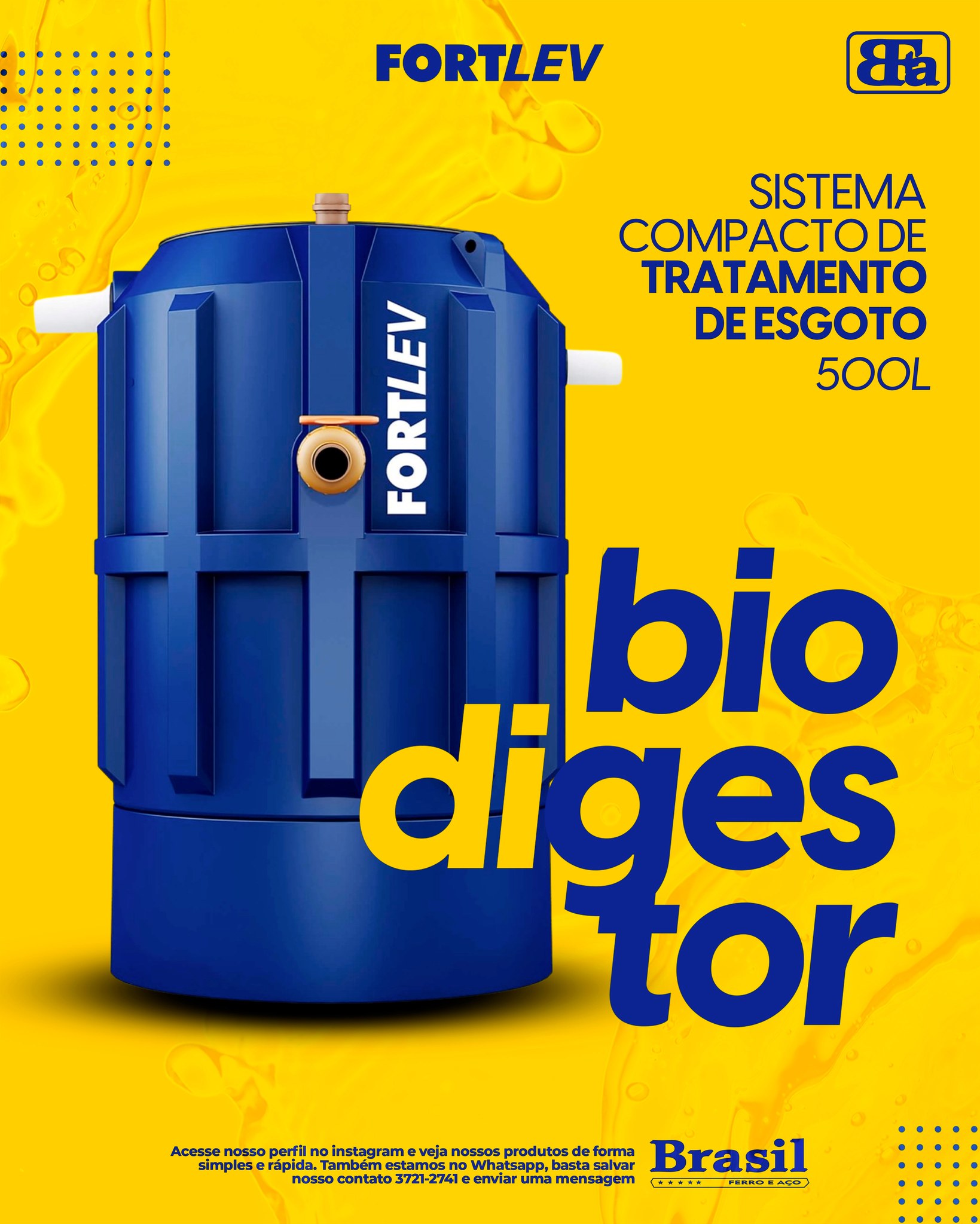 O Biodigestor Fortlev é um sistema... - Brasil Ferro e Aço