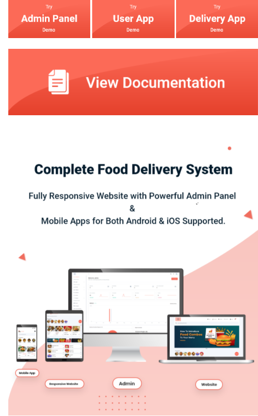 CodeVerse - eFood v5.0 - Food Delivery App with Laravel...