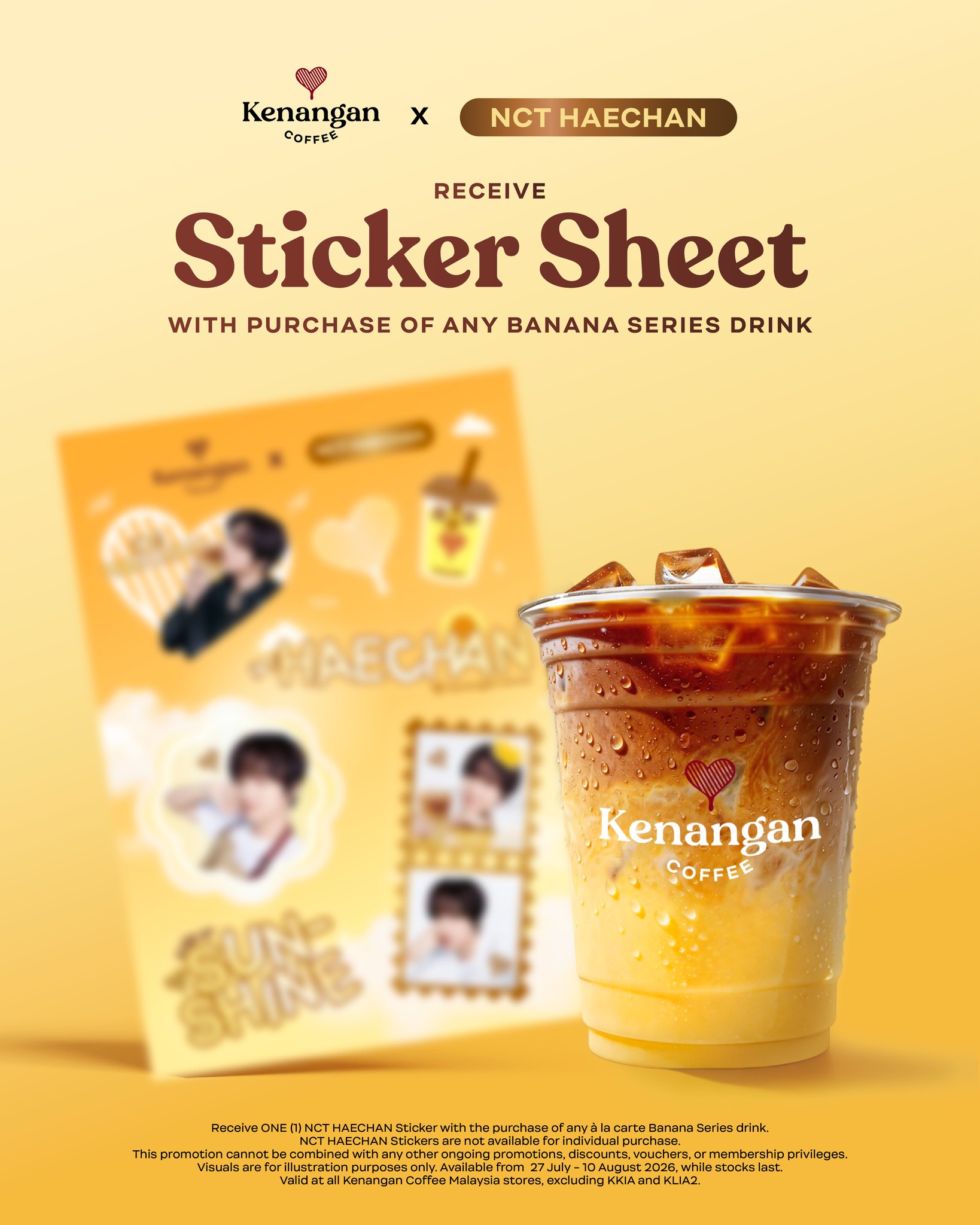 Your special gift has arrived ☀️💛 Receive NCT HAECHAN Sticker